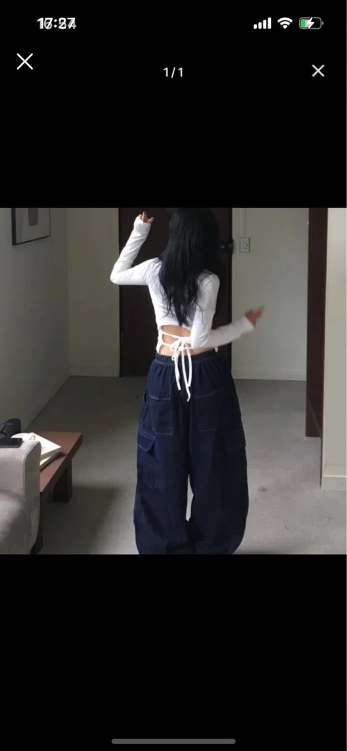 에이블리 뒷트임 긴팔티 상품이미지1