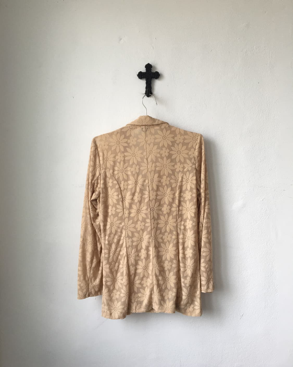 Flower pattern one button shirt 상품이미지3
