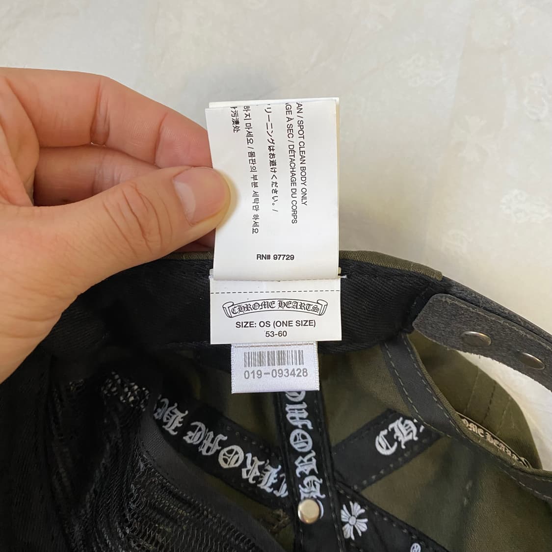 [Free] 크롬하츠 앰브로이드 대거 캡 카키 상품이미지8