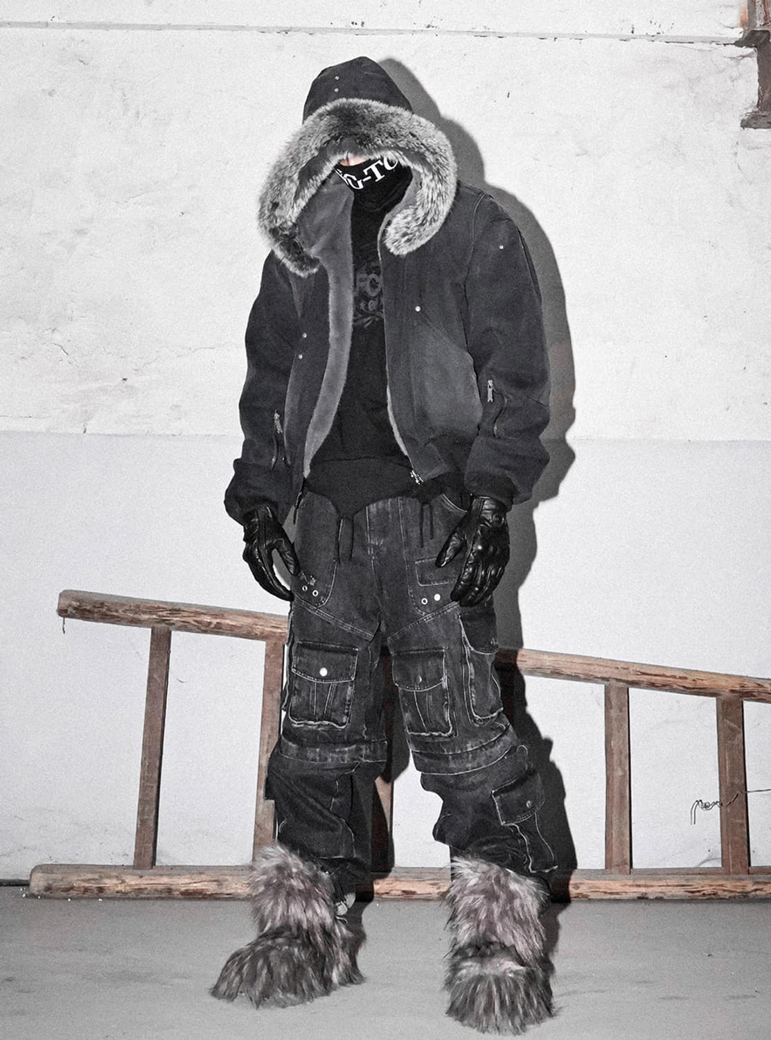 Fur Collar Dual-Sided Reversible Bomber 상품이미지10