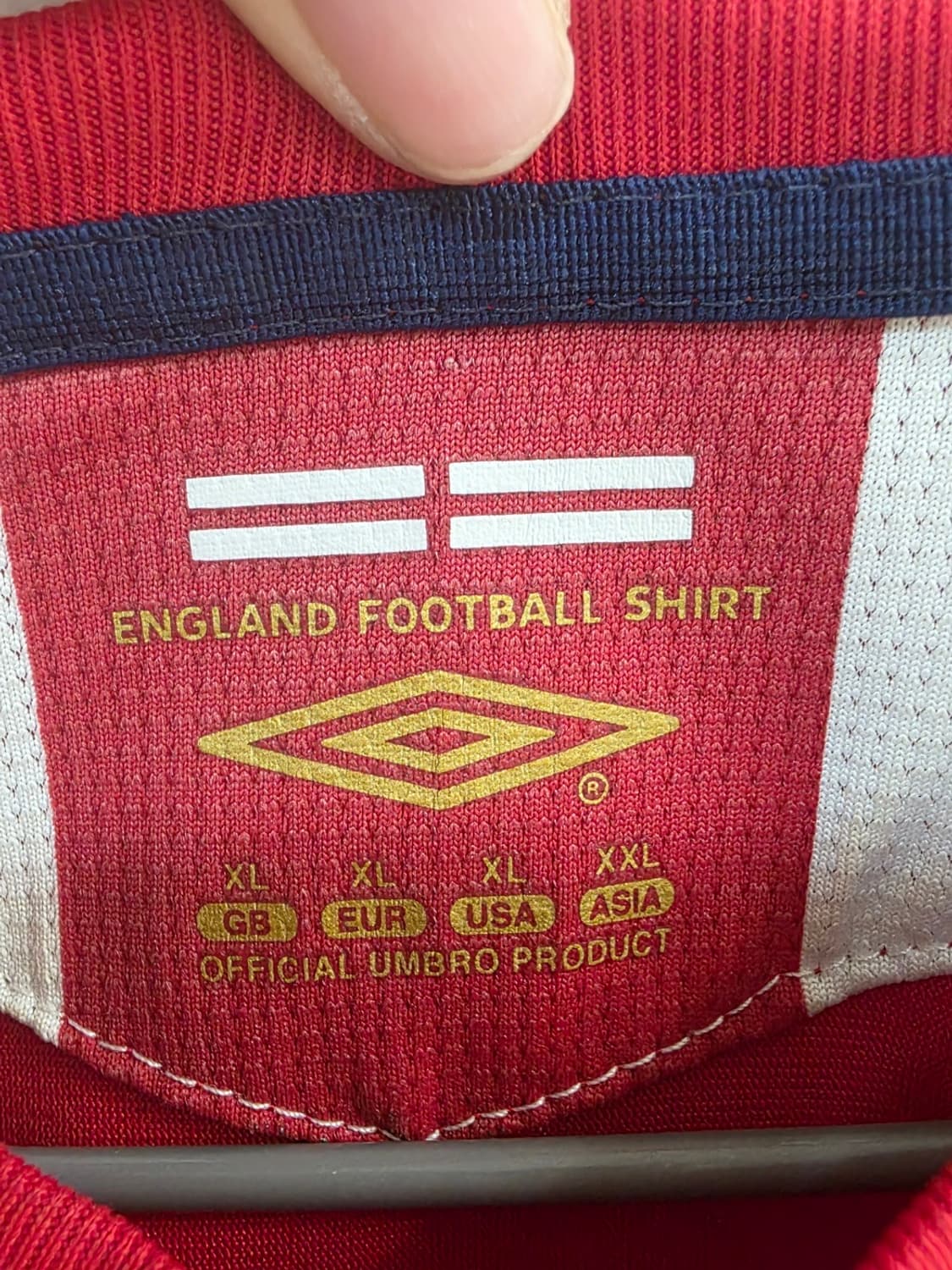 엄브로 잉글랜드 국대 퍼디난드 유니폼 상품이미지6