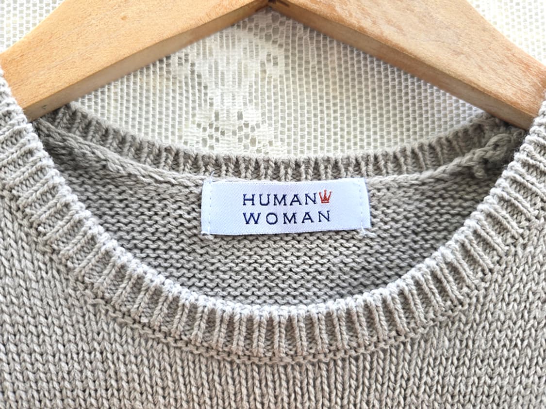 일본 휴먼우먼 니트 베스트 상품이미지4
