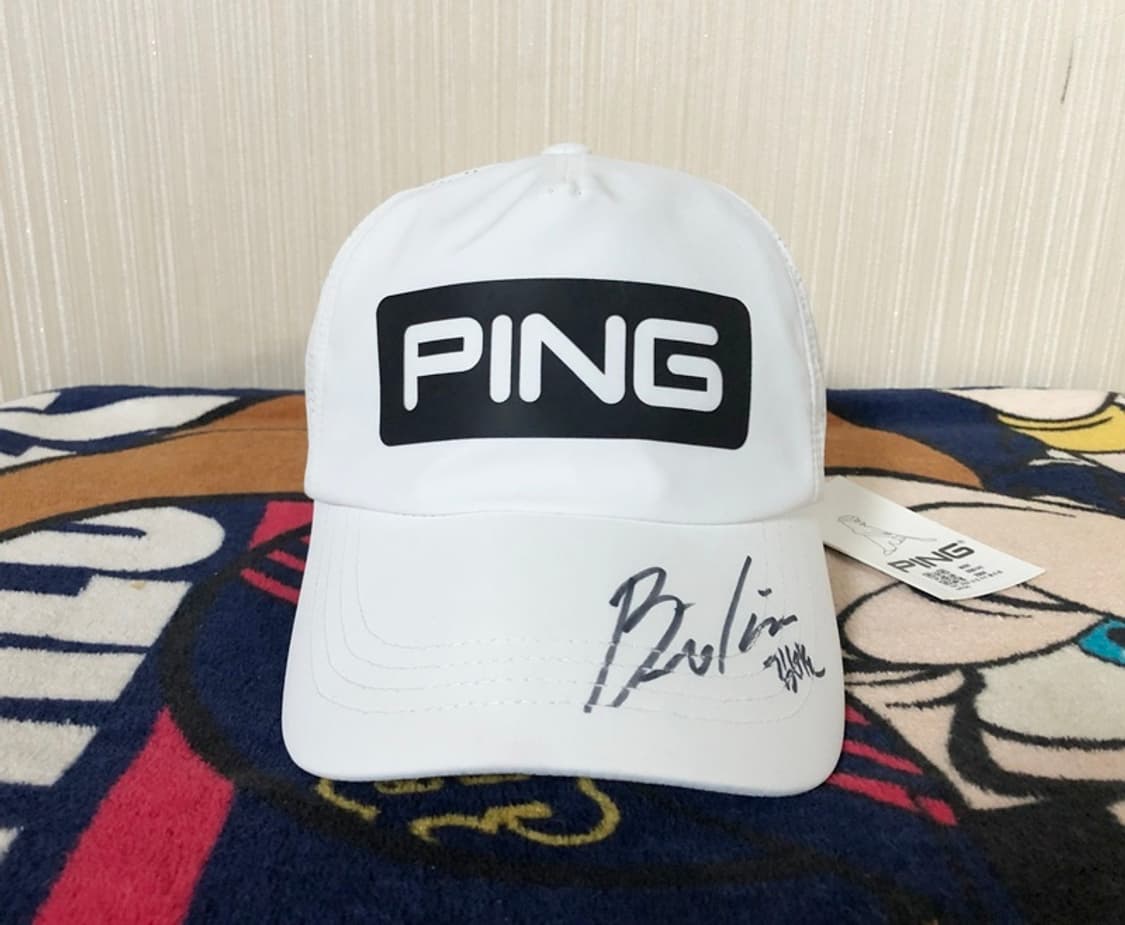 제41회 GS칼텍스 매경오픈 핑(PING)골프 김비오프로 싸인모자 상품이미지4