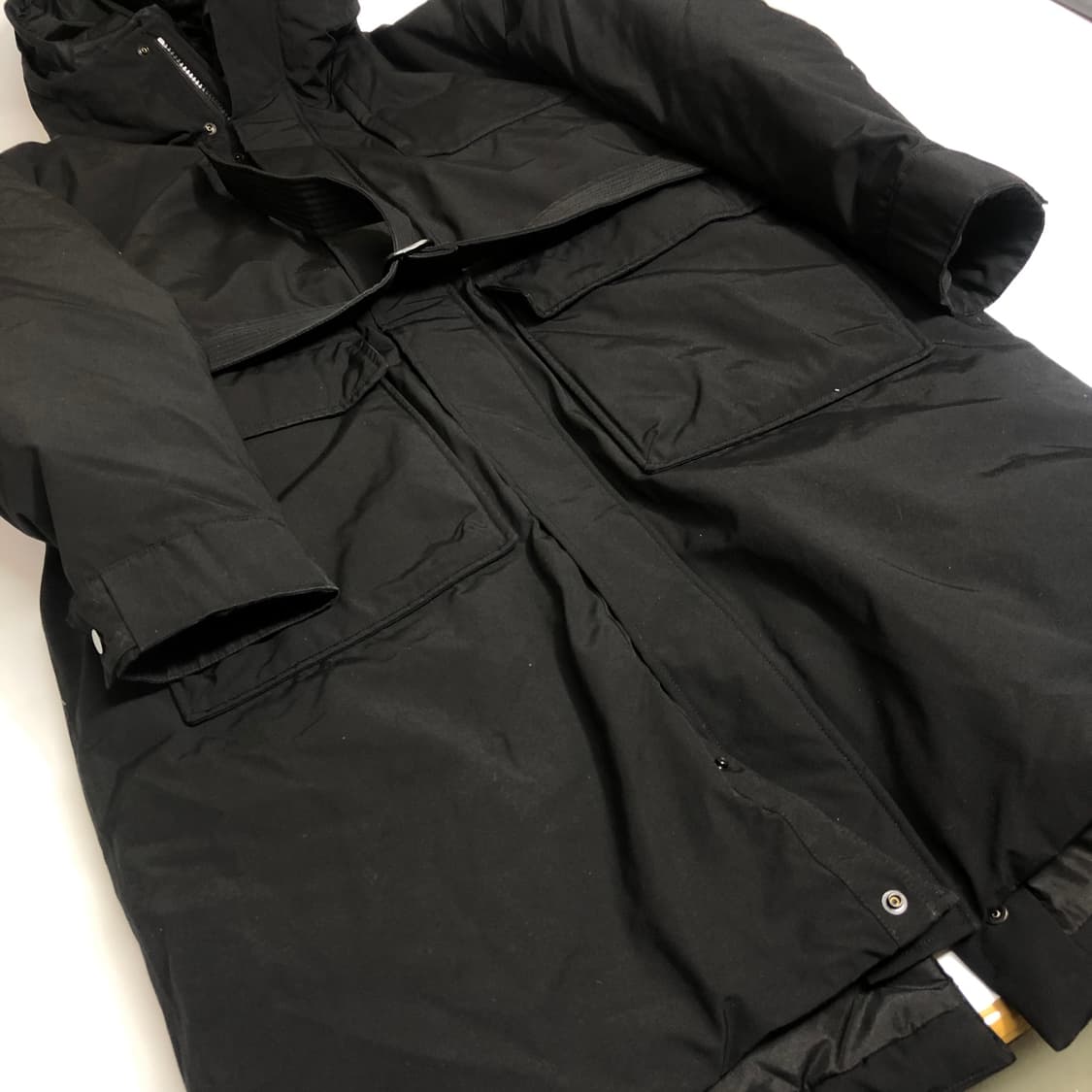 메종미네드 벨트 코트 패딩 L 상품이미지8