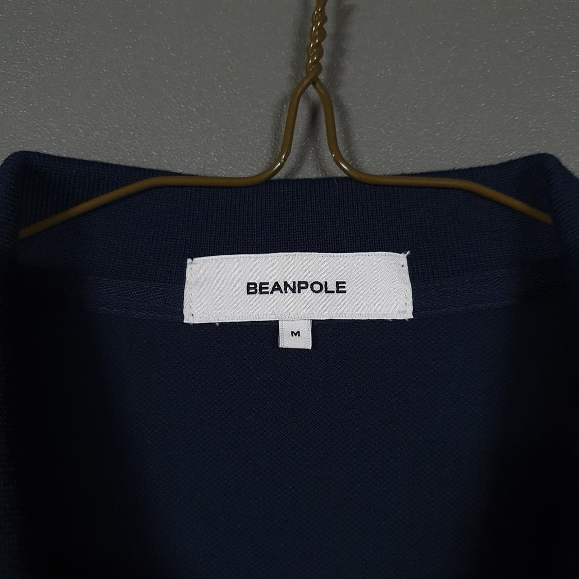 100 빈폴 멘 신형 25ss 오픈 칼라넥 네이비 반팔 카라티 폴로 셔츠 상품이미지6