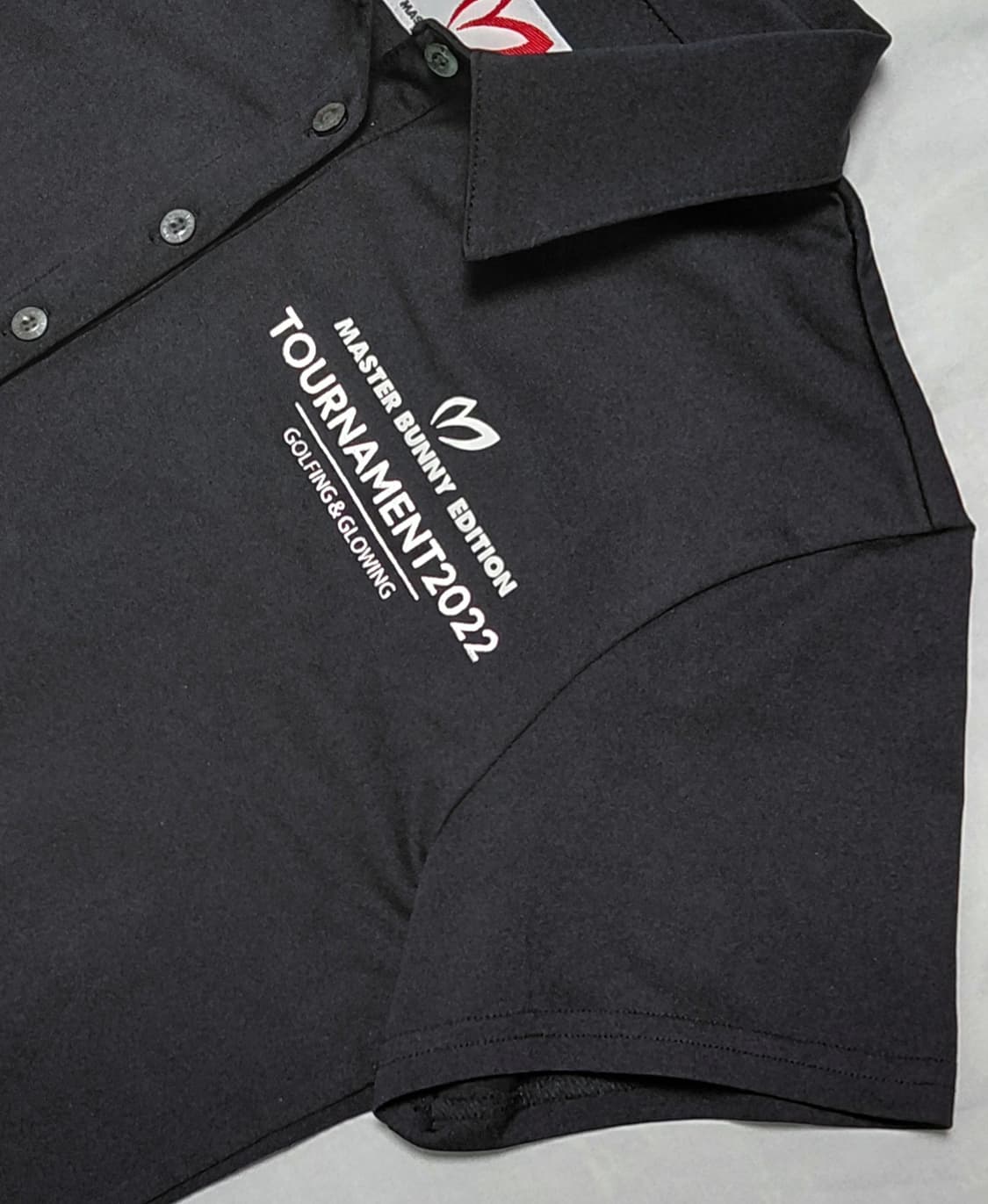 [정품/1] 마스터바니 에디션 22시즌 토너먼트 로고 기능성 골프 반팔 상품이미지3