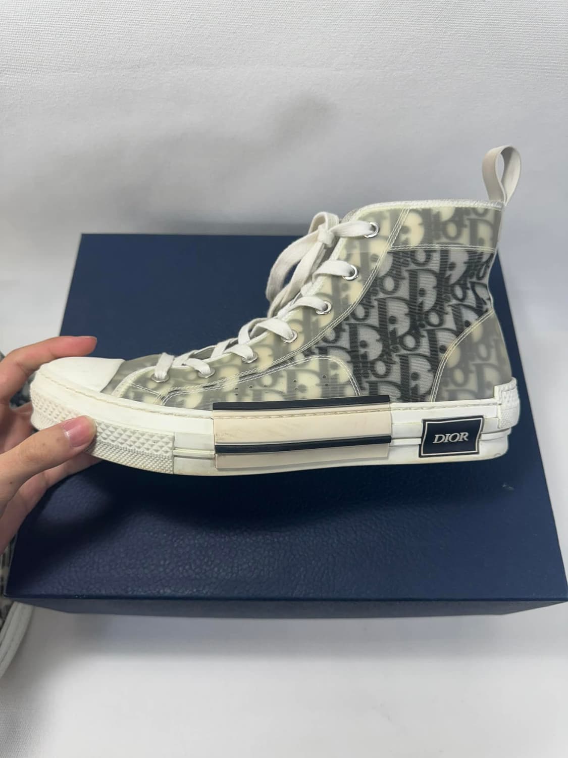 디올 하이탑 B23 스니커즈 상품이미지6