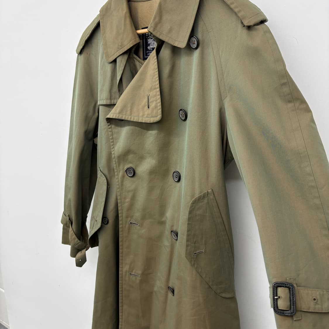 버버리 런던 트렌치코트 카키색 남s 상품이미지3