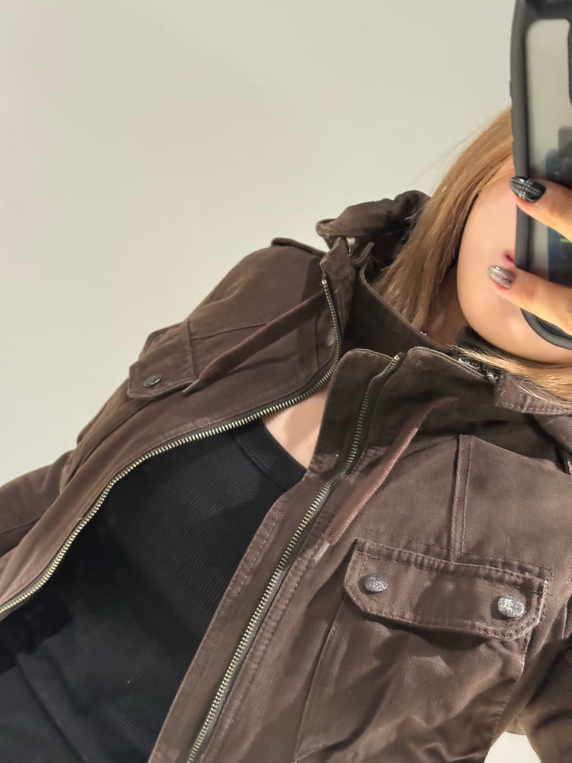 Hideaways multi pocket hood jacket 상품이미지5