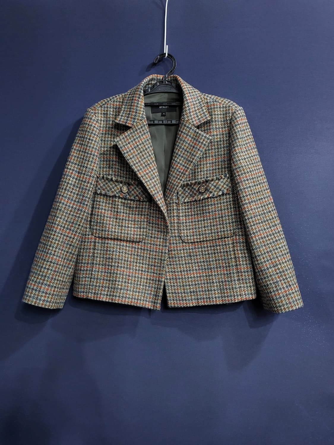 온앤온 원버튼 양모100%자켓 상품이미지1