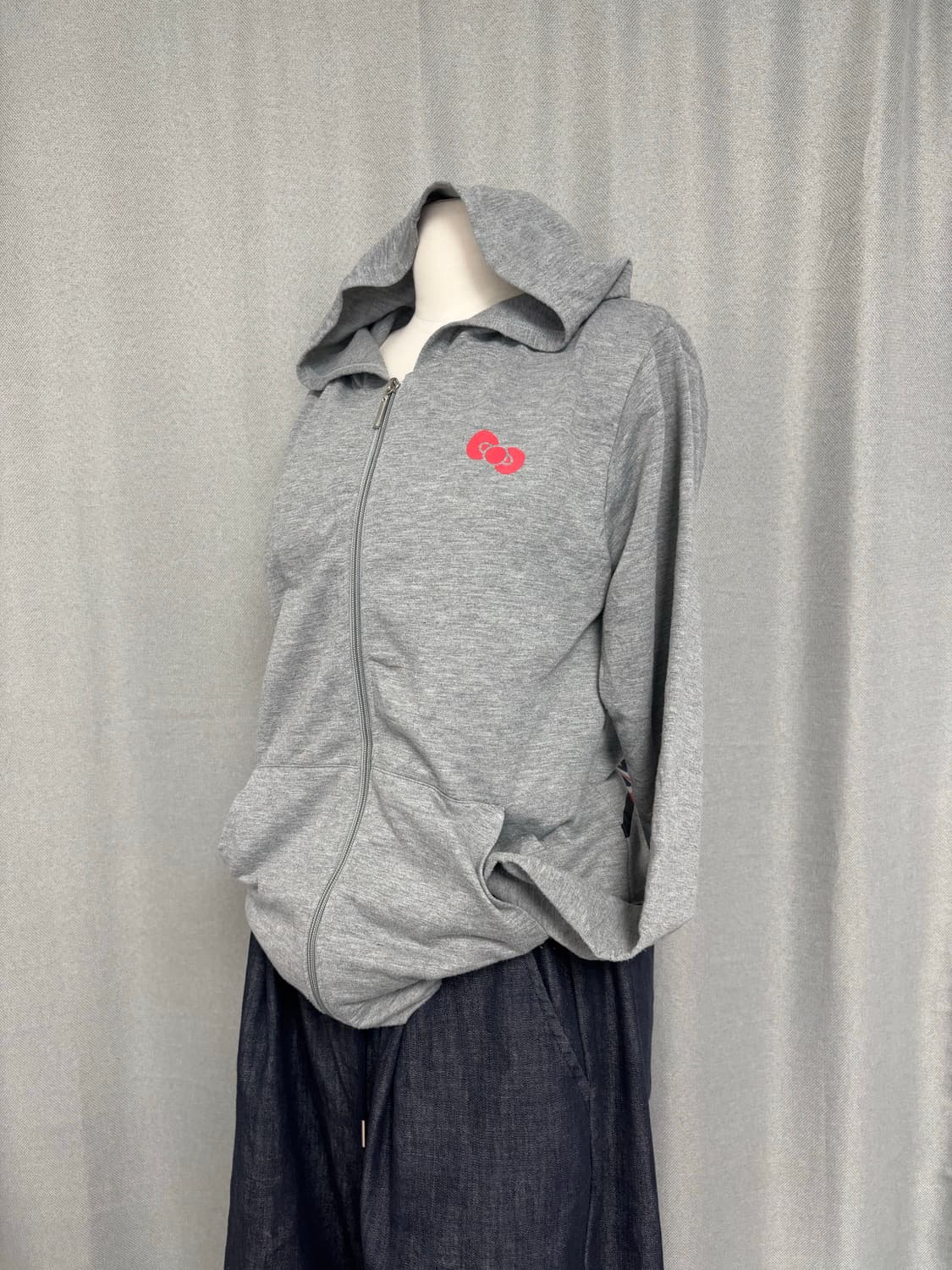 헬로키티 런던 리본 베이직 후드집업 상품이미지9