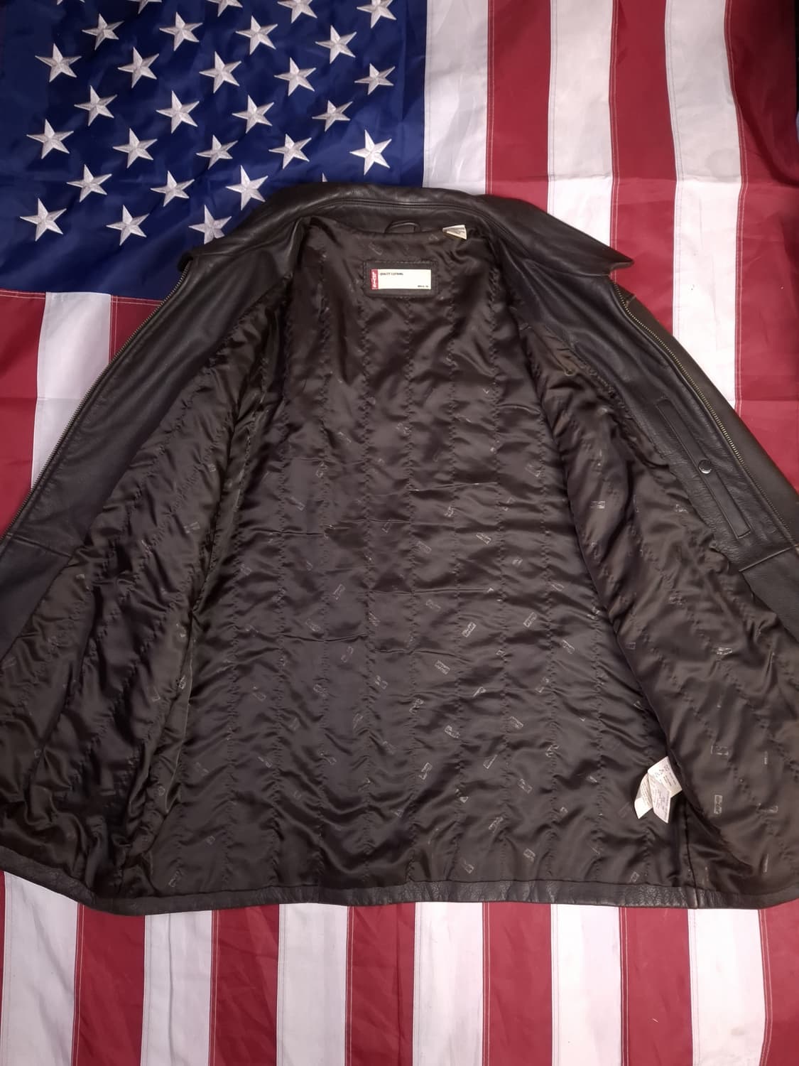 오리지날 국내산 다크리바이스 브라운 리얼레더 누박 자켓 상품이미지10