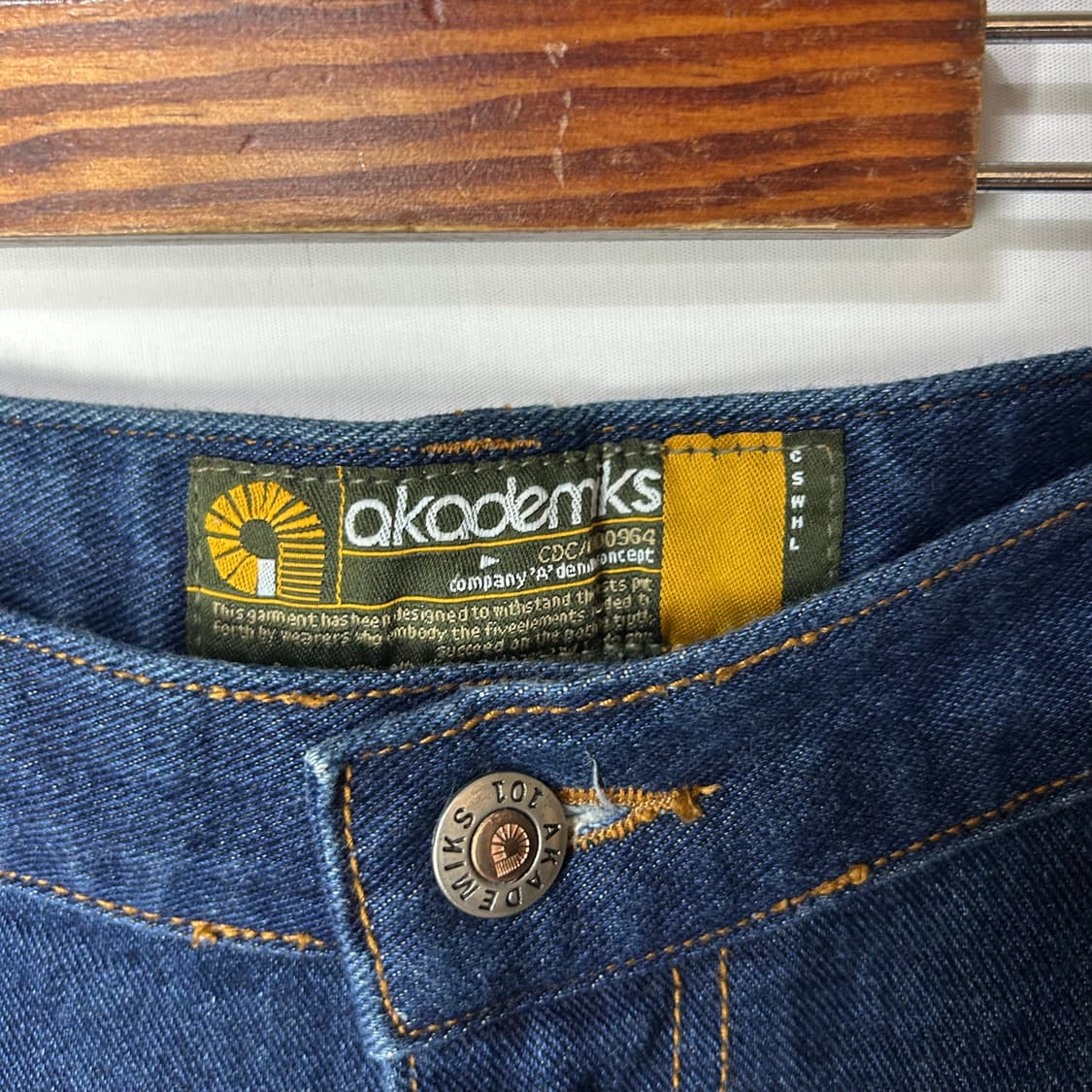 [Akademiks] 아카데믹스 올드스쿨 와이드 데님팬츠 상품이미지5