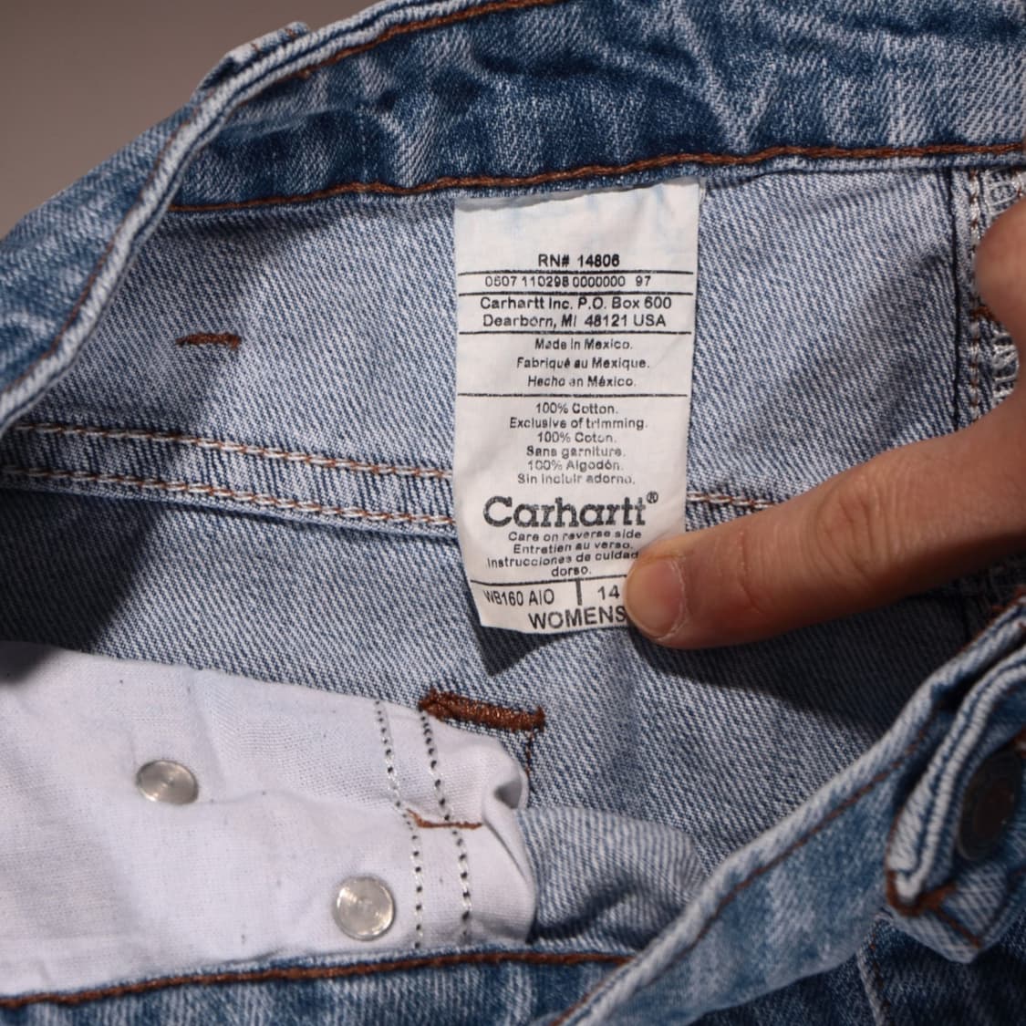 칼하트 데님 팬츠 상품이미지7