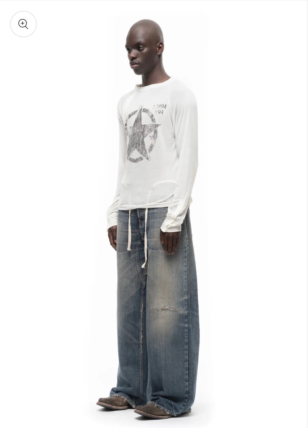 Nofaithstudios STAR LONGSLEEVE WHITE 상품이미지2