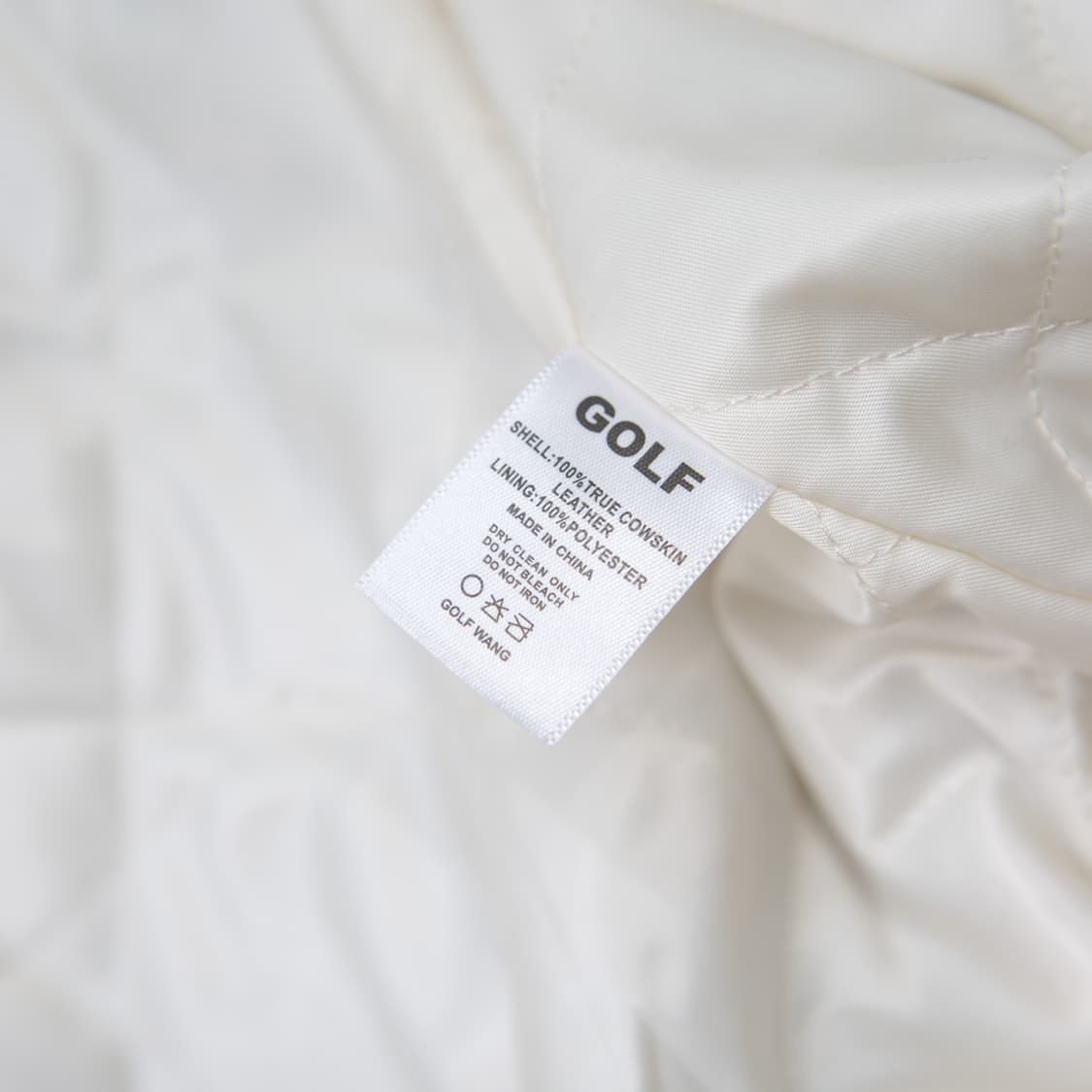 골프왕 에어브러쉬 하트 봄버 자켓 아이보리 상품이미지7