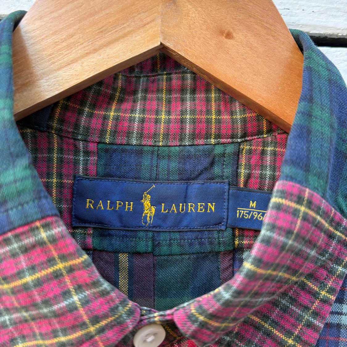 Polo 폴로 패치워크 체크 셔츠 상품이미지7