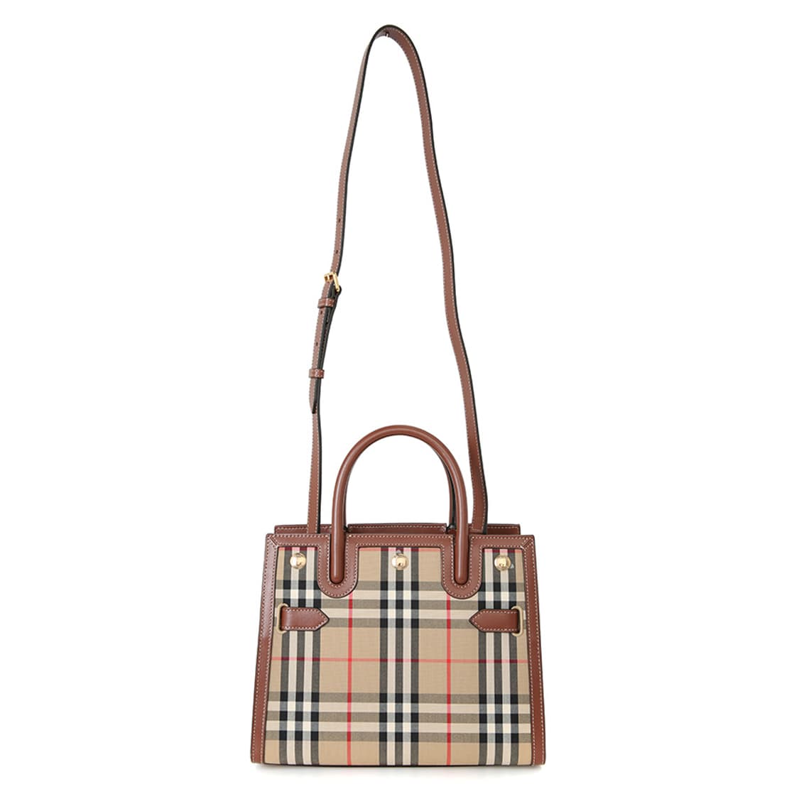 버버리 베이비 타이틀 배너 토트백 체크숄더 크로스 8025267 상품이미지9