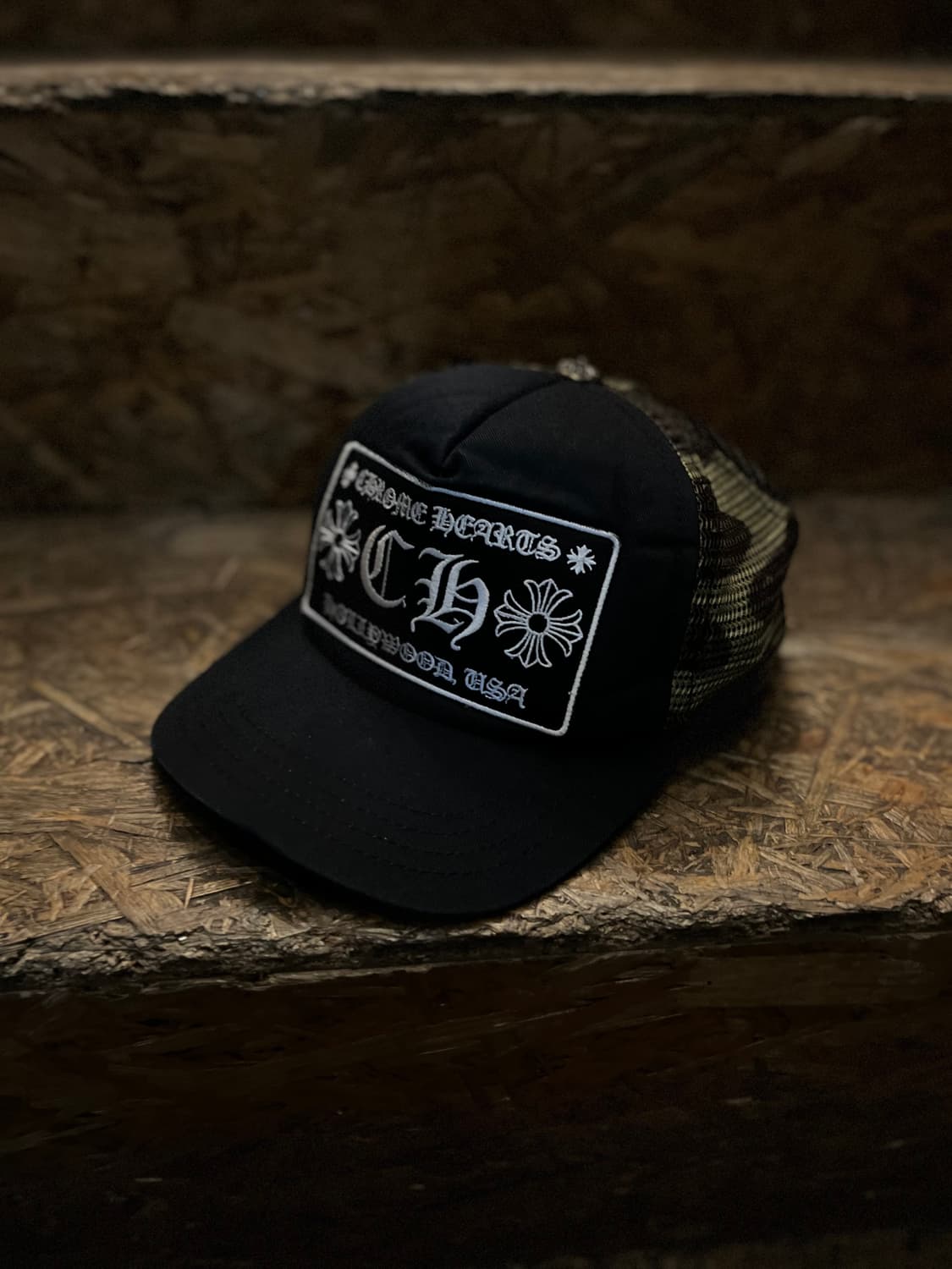 00~10s Chrome Hearts 크롬하츠 ch로고 카모 메쉬캡 상품이미지1