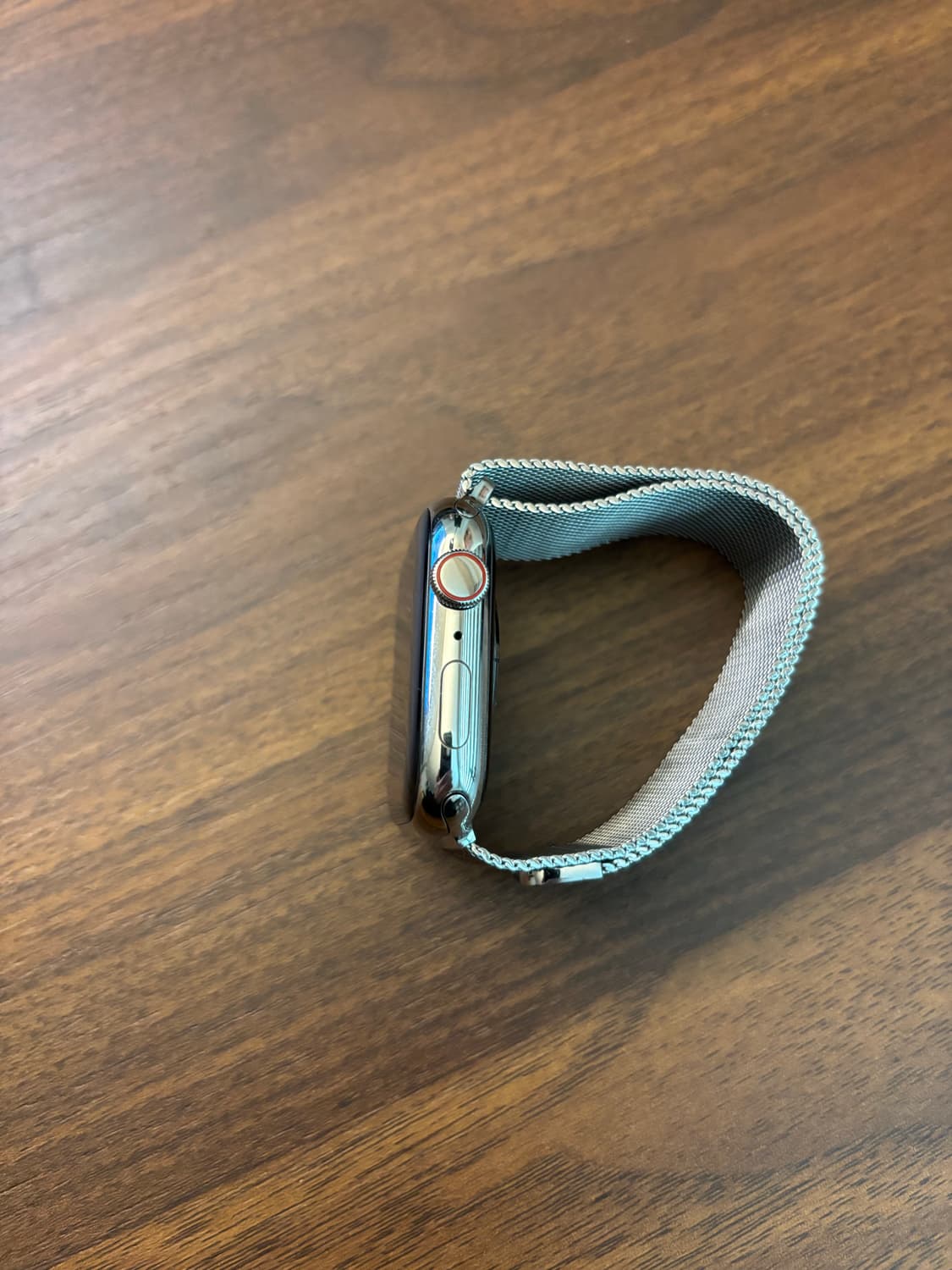 애플워치8 45mm 셀룰러 실버 스테인리스 상품이미지5