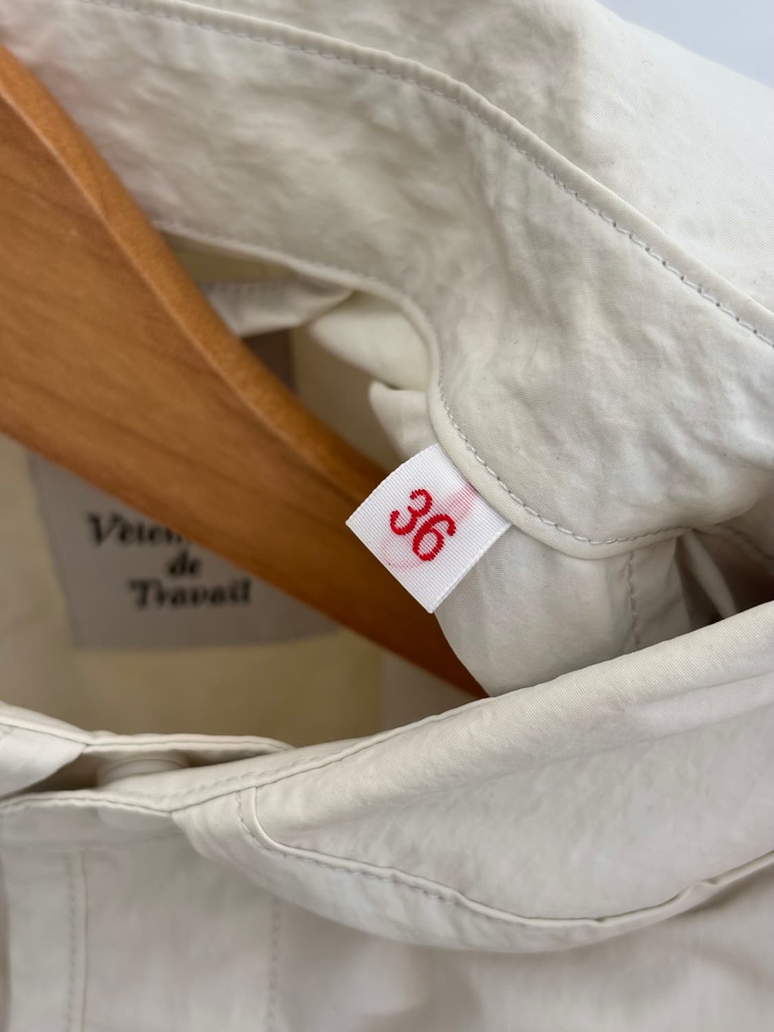 단톤 나일론 스냅버튼 셔츠 36 상품이미지5