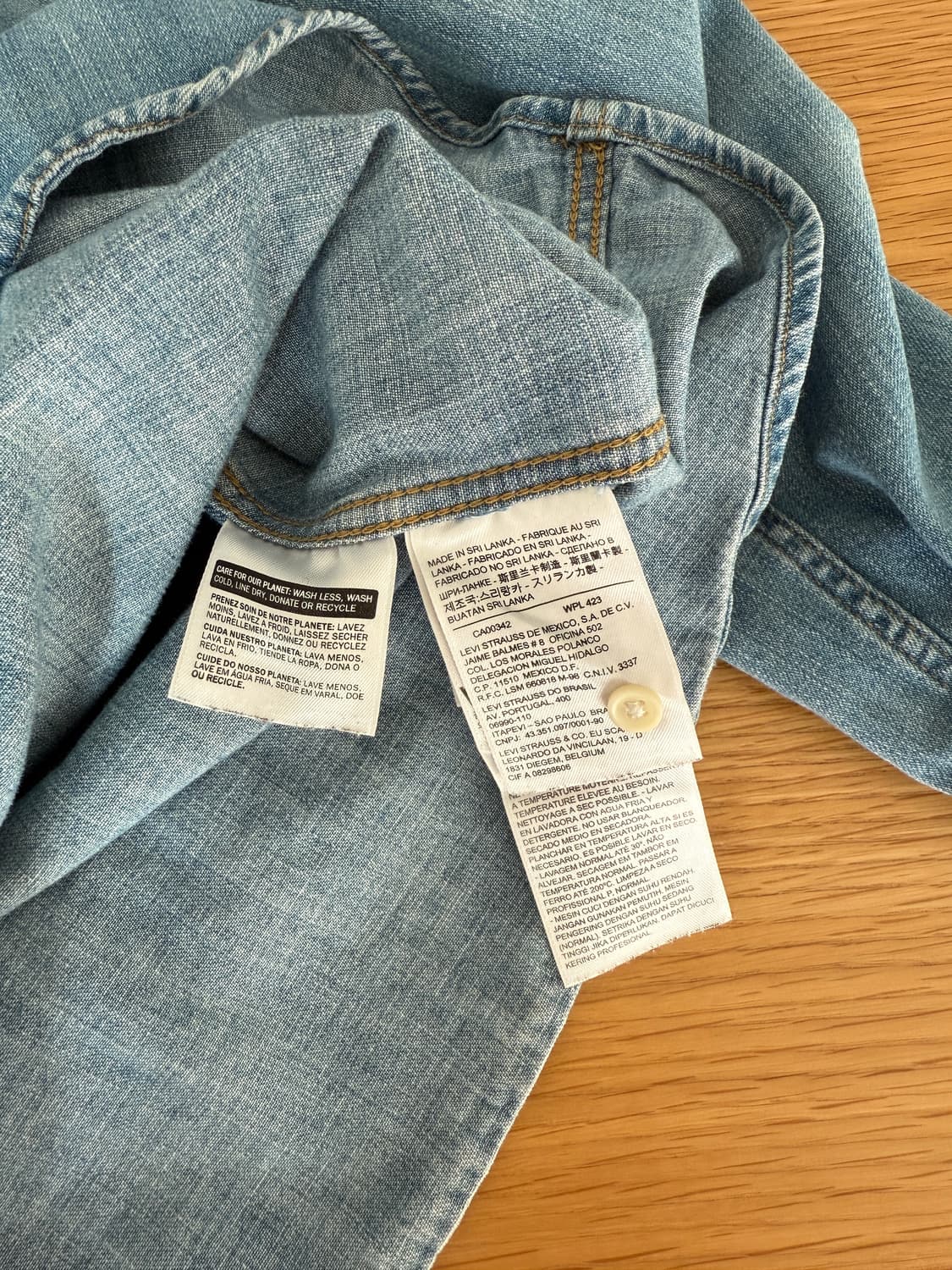 리바이스(Levi's) 웨스턴 데님 셔츠 상품이미지8