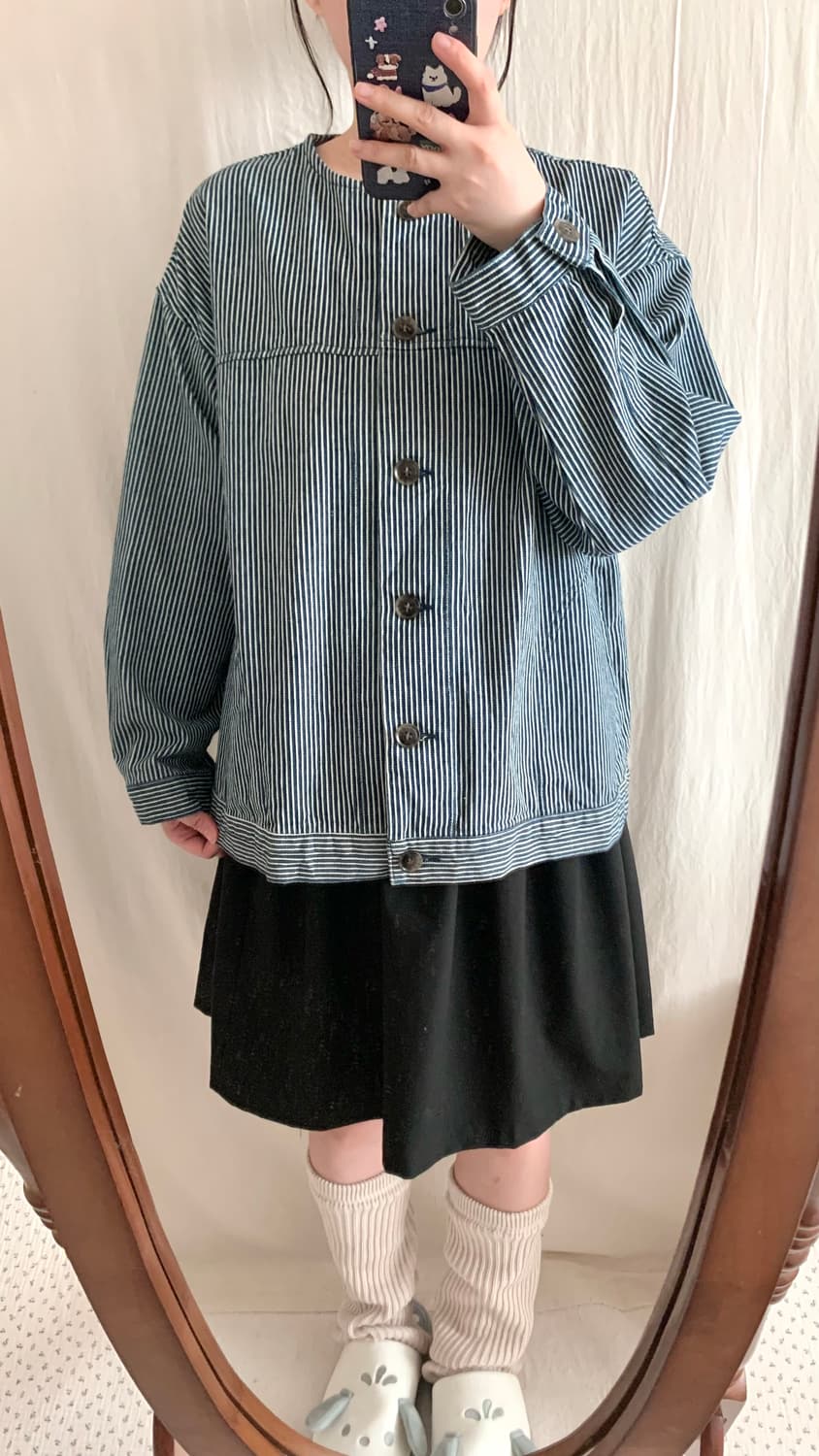 SUN VALLEY 히코리 블루 스트라이프 자켓 상품이미지7