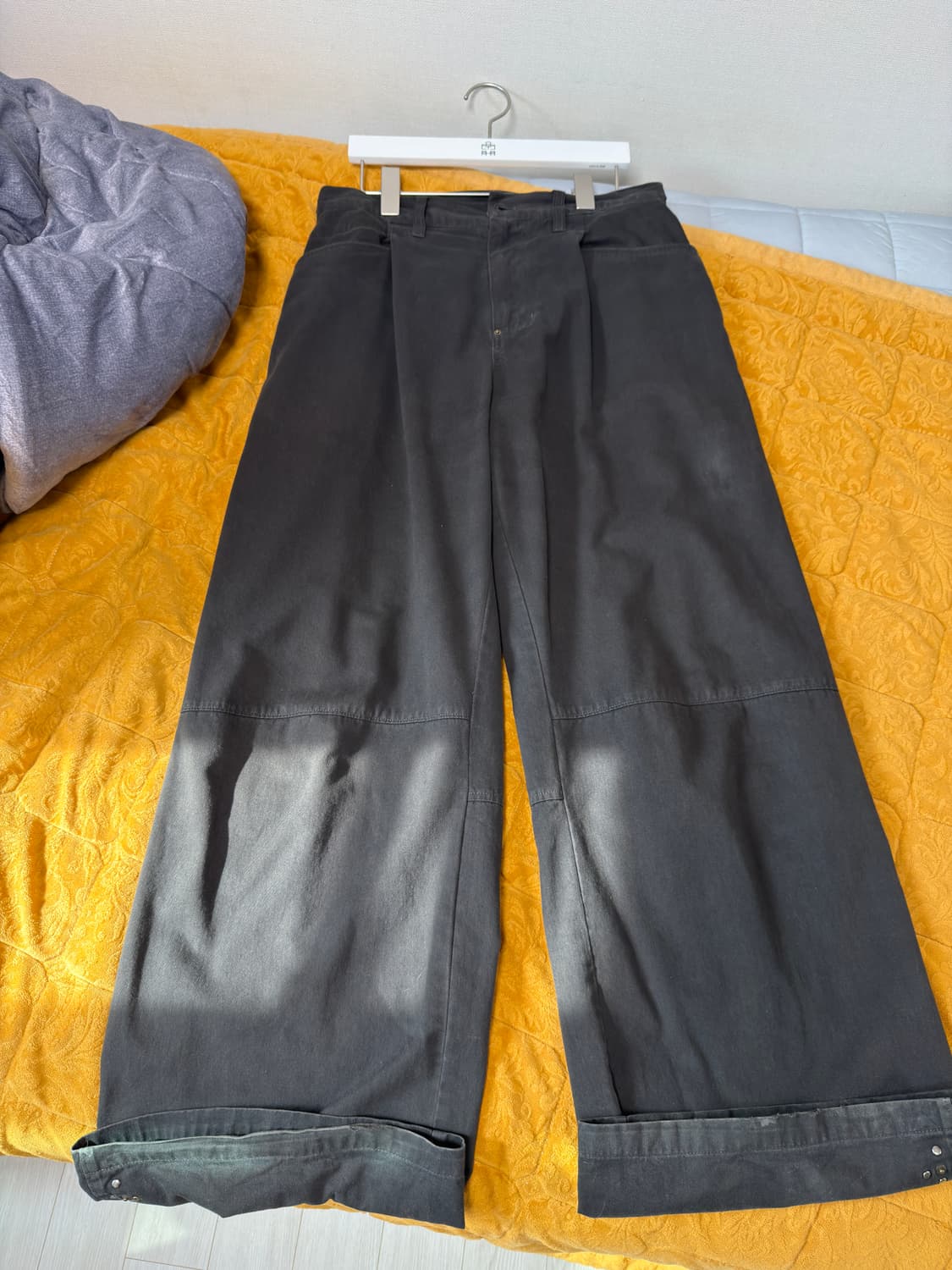 [3] 25ss 폴리테루 리벳 고시마 빈티치 차콜 상품이미지1