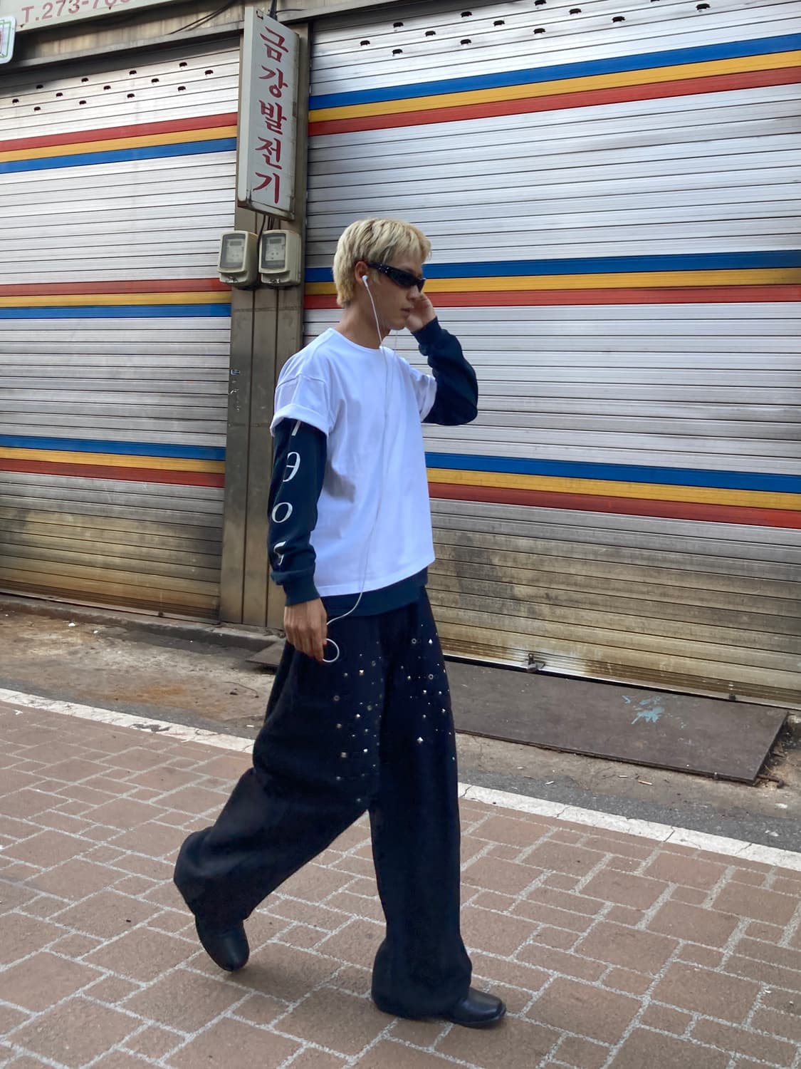 헤비 코튼 반팔 빈티지 반팔 흰색 기본 반팔 블랙 반팔 크롭반팔 상품이미지5