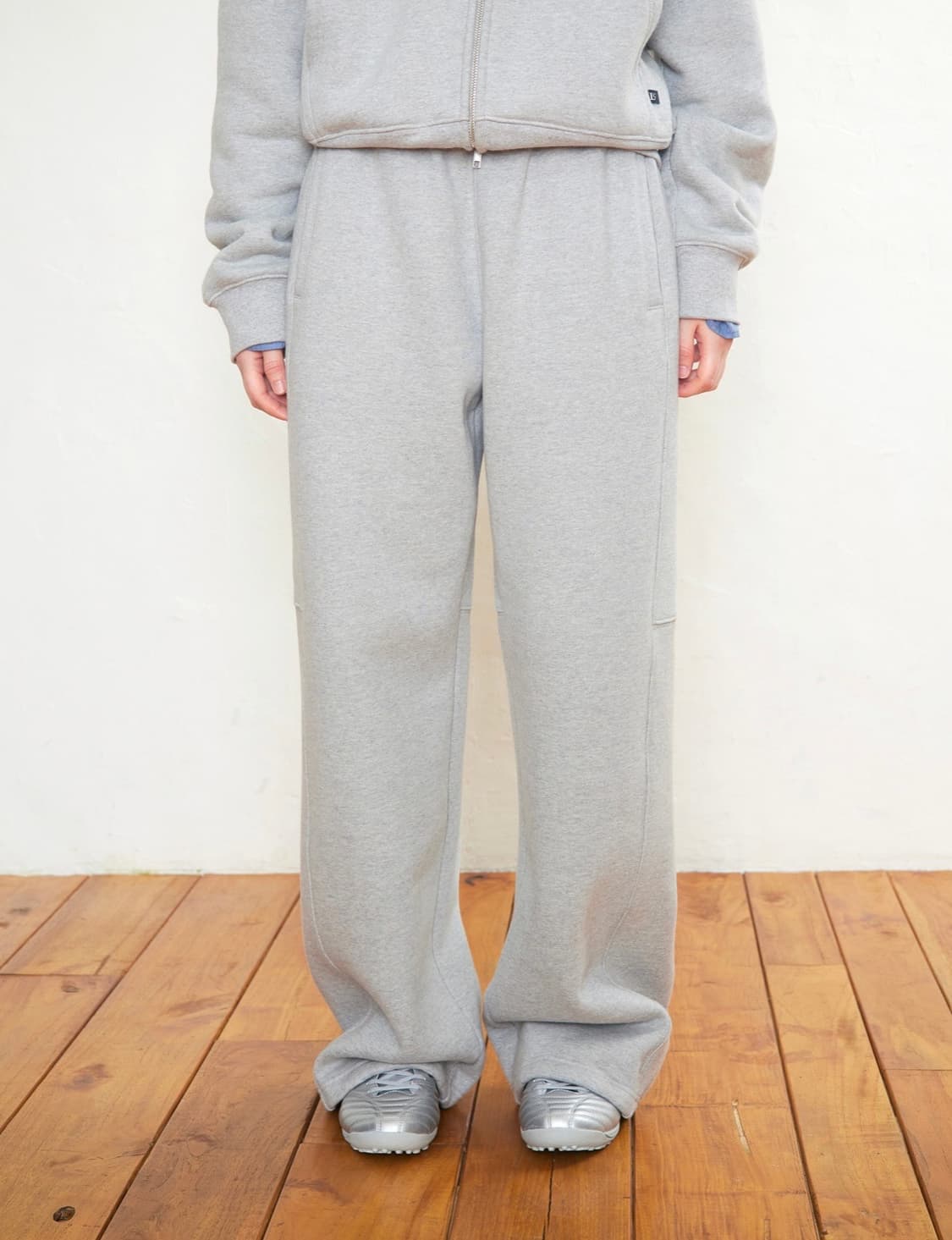 LOW NAPPING SWEATPANTS_MELANGE GREY 상품이미지2