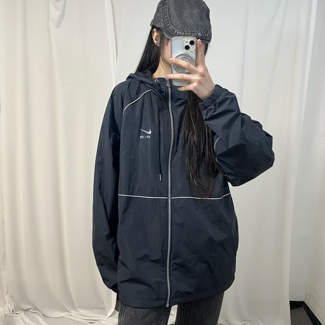 Nike Air Full Zip Hood Woven Windbreaker 상품이미지2