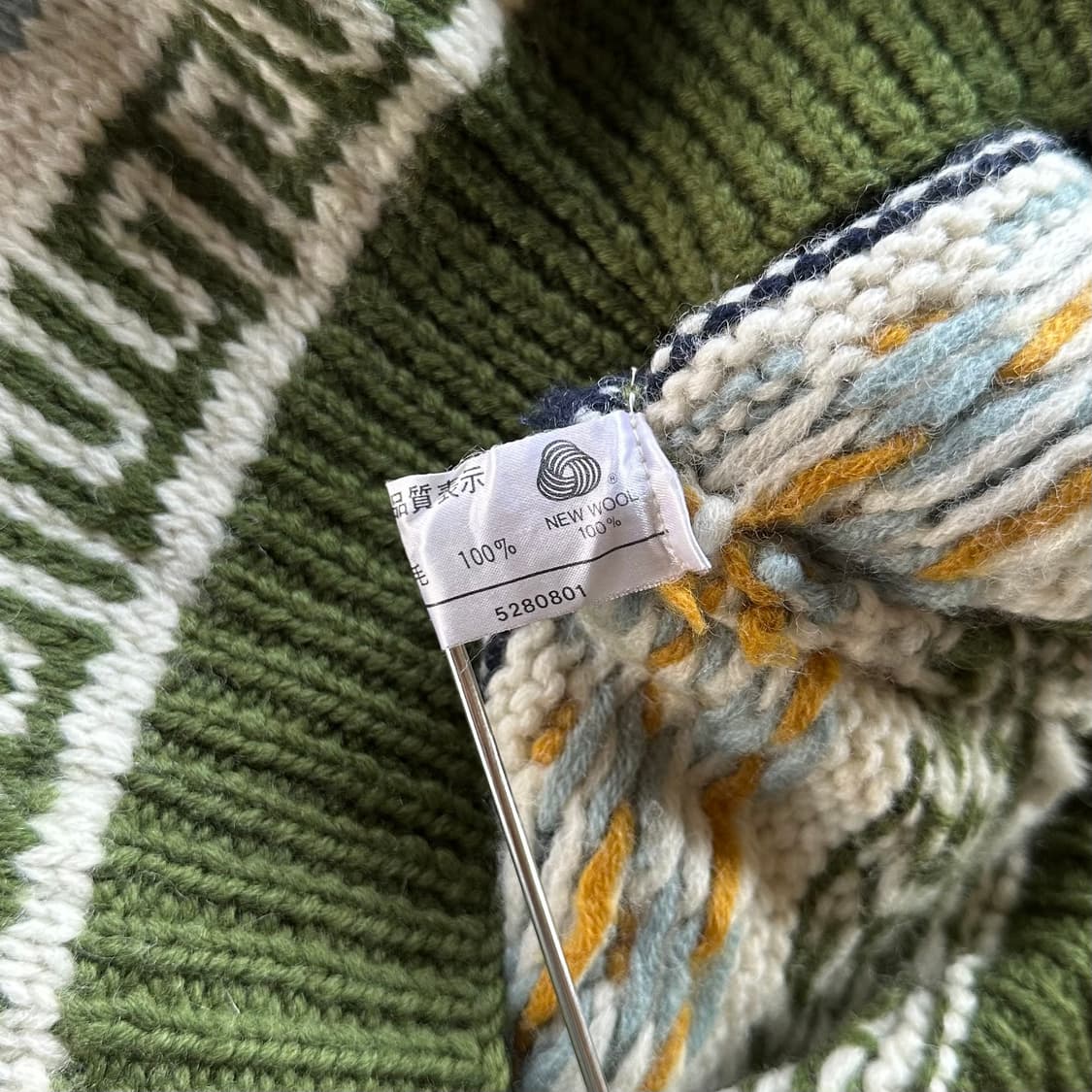 [L]CRAFT MANLY JPN 90s 코위찬 헤비울 니트 스웨터 상품이미지10