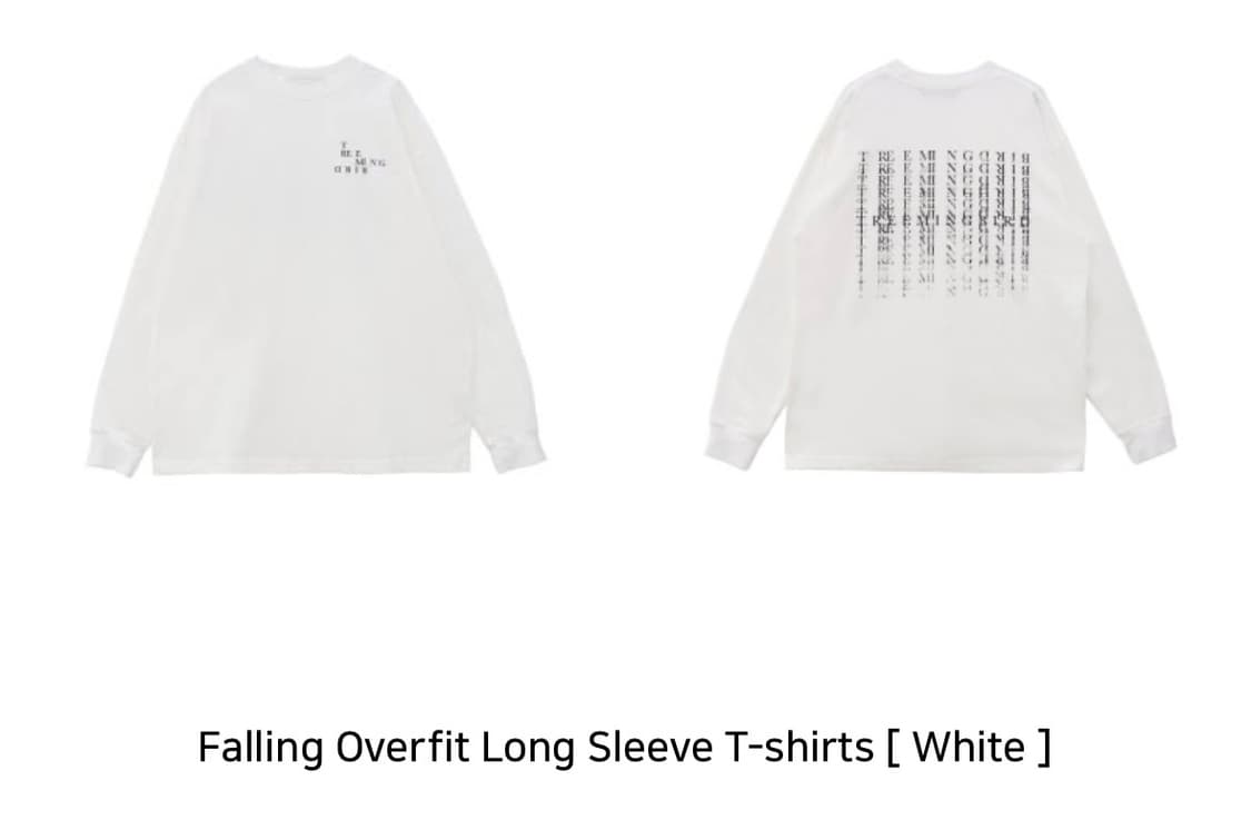 트리밍버드) Falling Overfit Long Sleeve WH F 상품이미지1