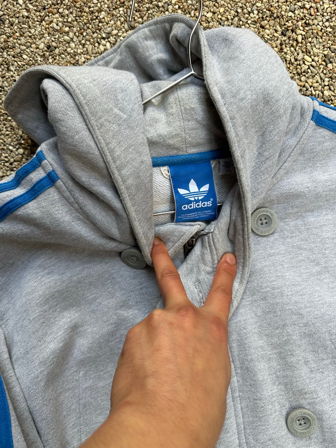 ADIDAS grey Three line HD 상품이미지6