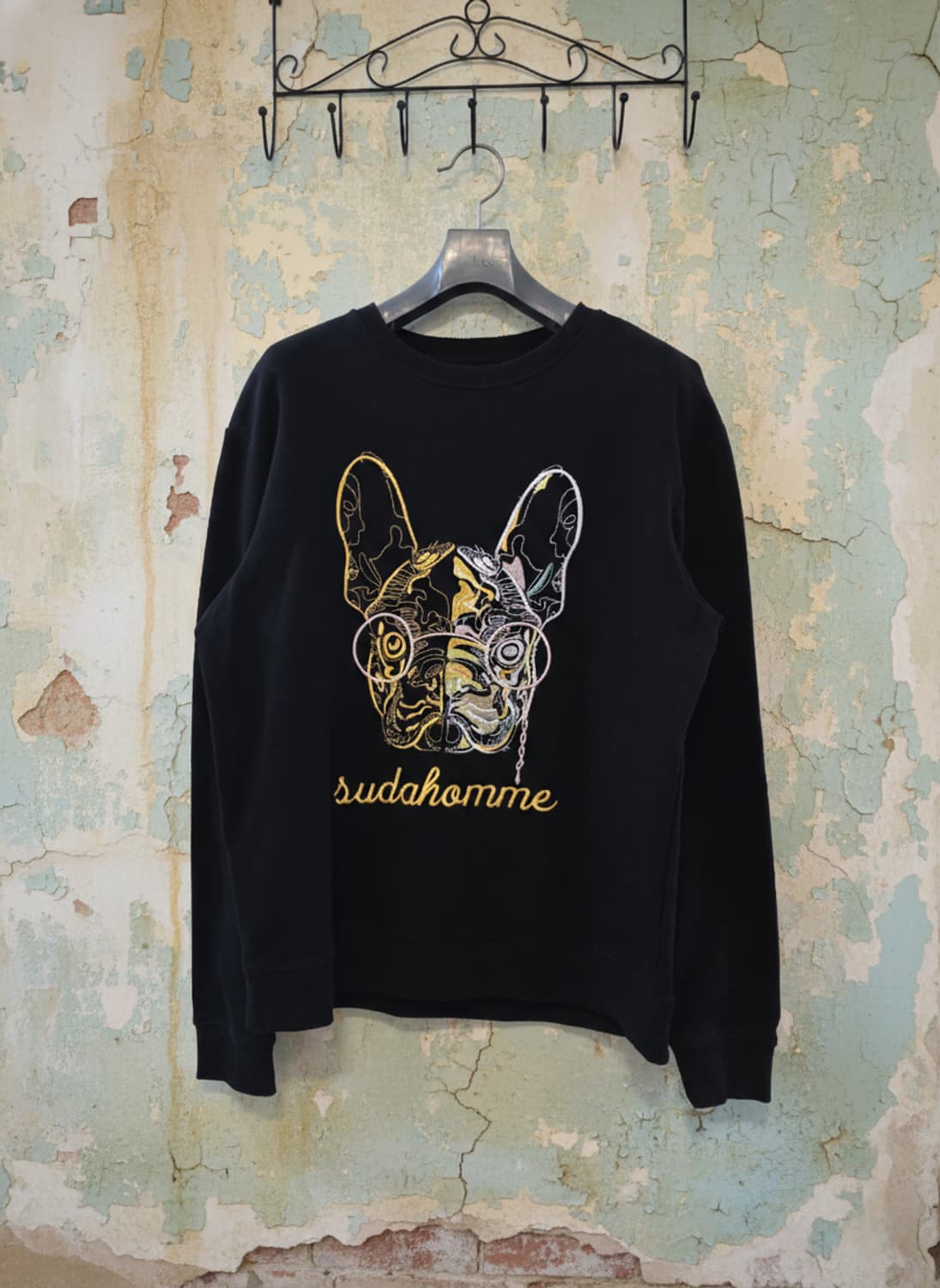 프렌치 불독 자수 맨투맨 XL 상품이미지1