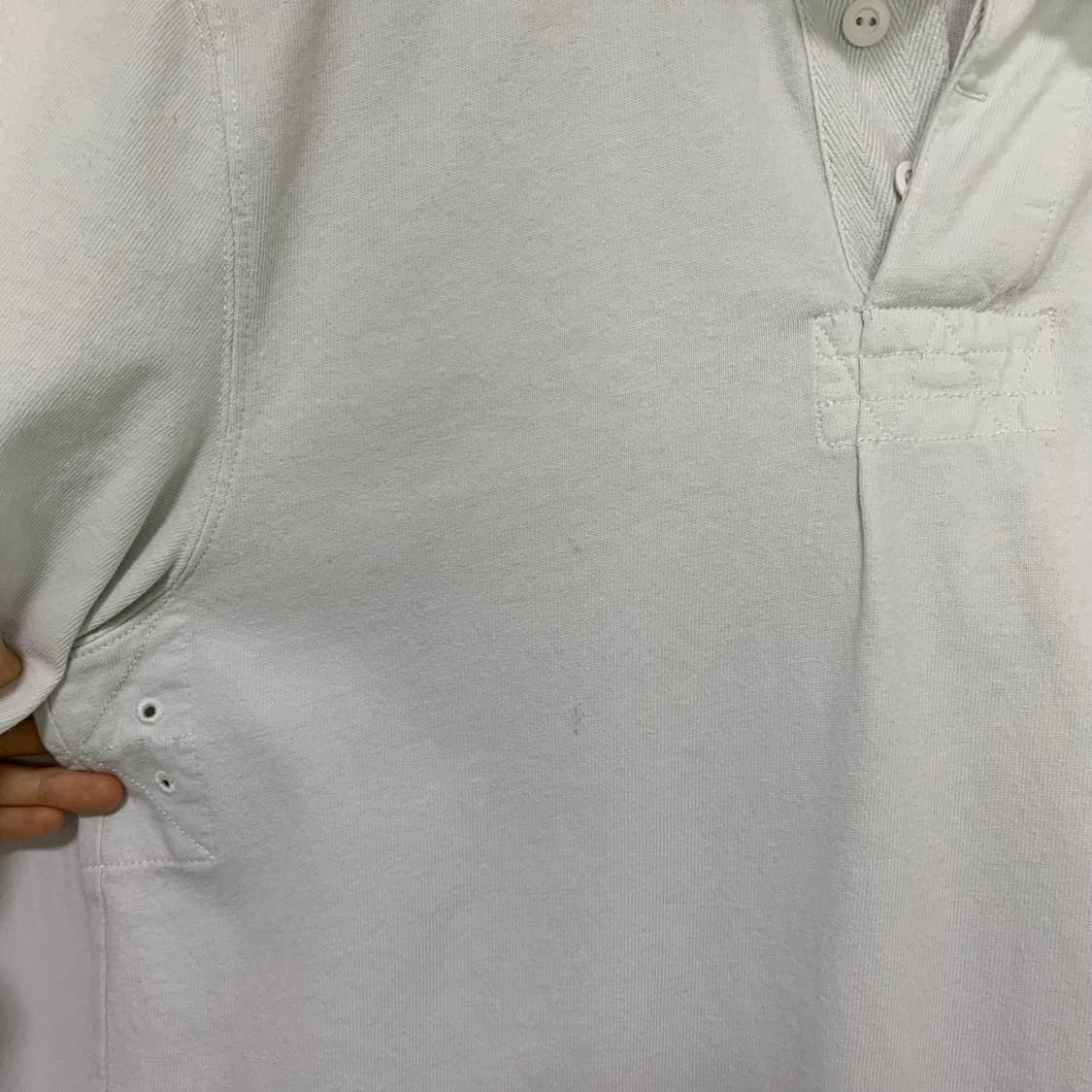 폴로랄프로렌 빅포니 피케 럭비 폴로티 반팔 배색 카라티셔츠 남성 L 상품이미지5