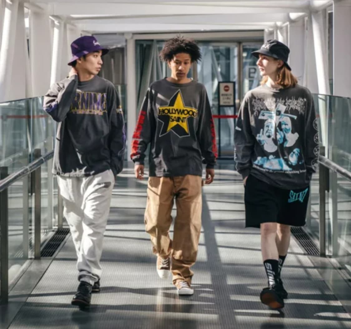 [XL] 세인트미카엘 할리우드 롱슬리브 블랙 상품이미지7