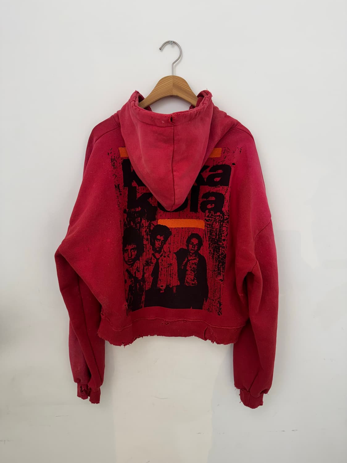 빈티지 크롭 후드집업 상품이미지5