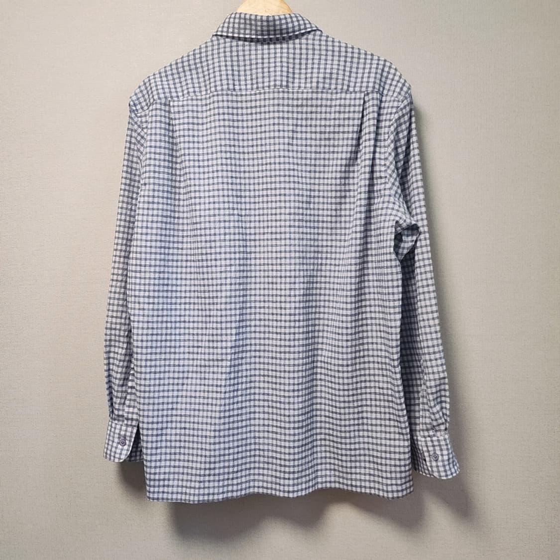 [110] 닥스 린넨 체크 셔츠 상품이미지2