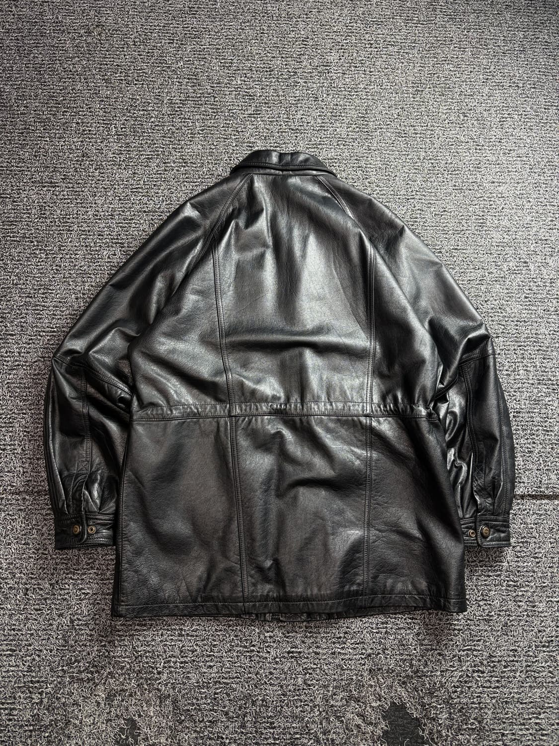 빈티지 아카이브 카우하이드 소가죽 롱자켓 3208 상품이미지4