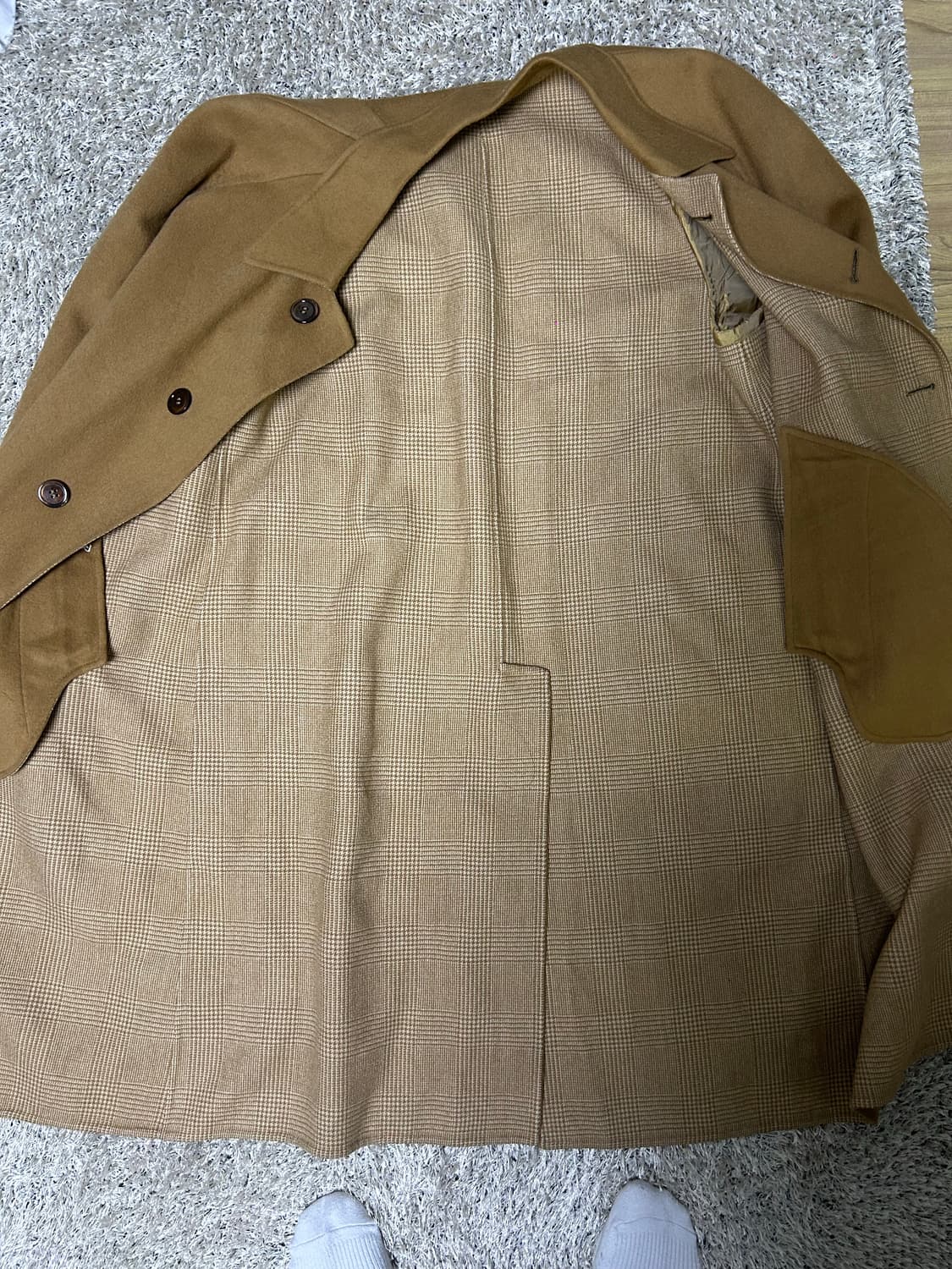 이태리제 울 코트 사이즈 105 상품이미지4