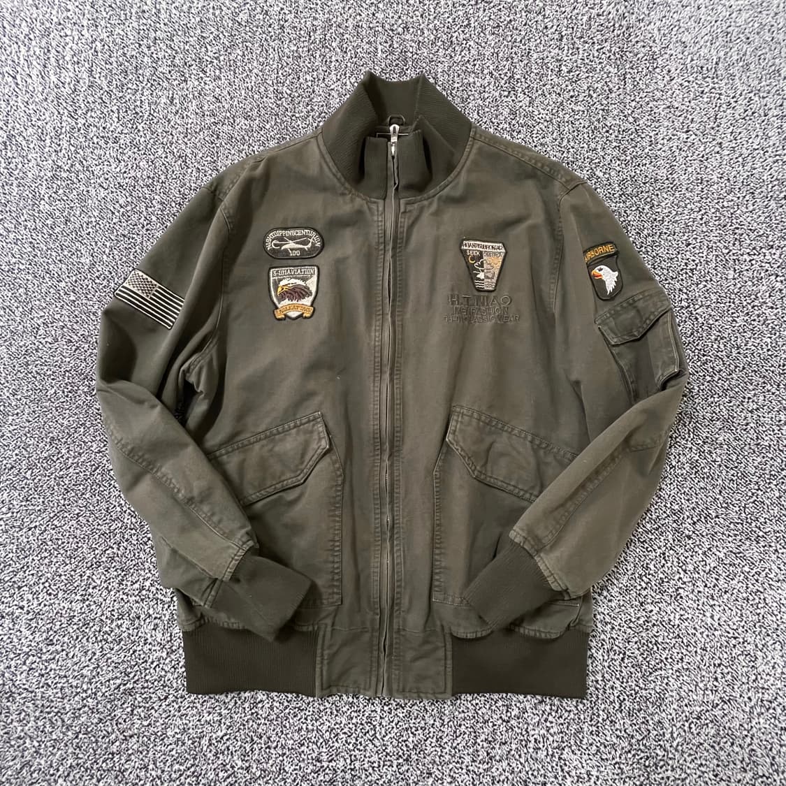빈티지9. H.T. NIAO 밀리터리 플라이트 재킷 상품이미지1