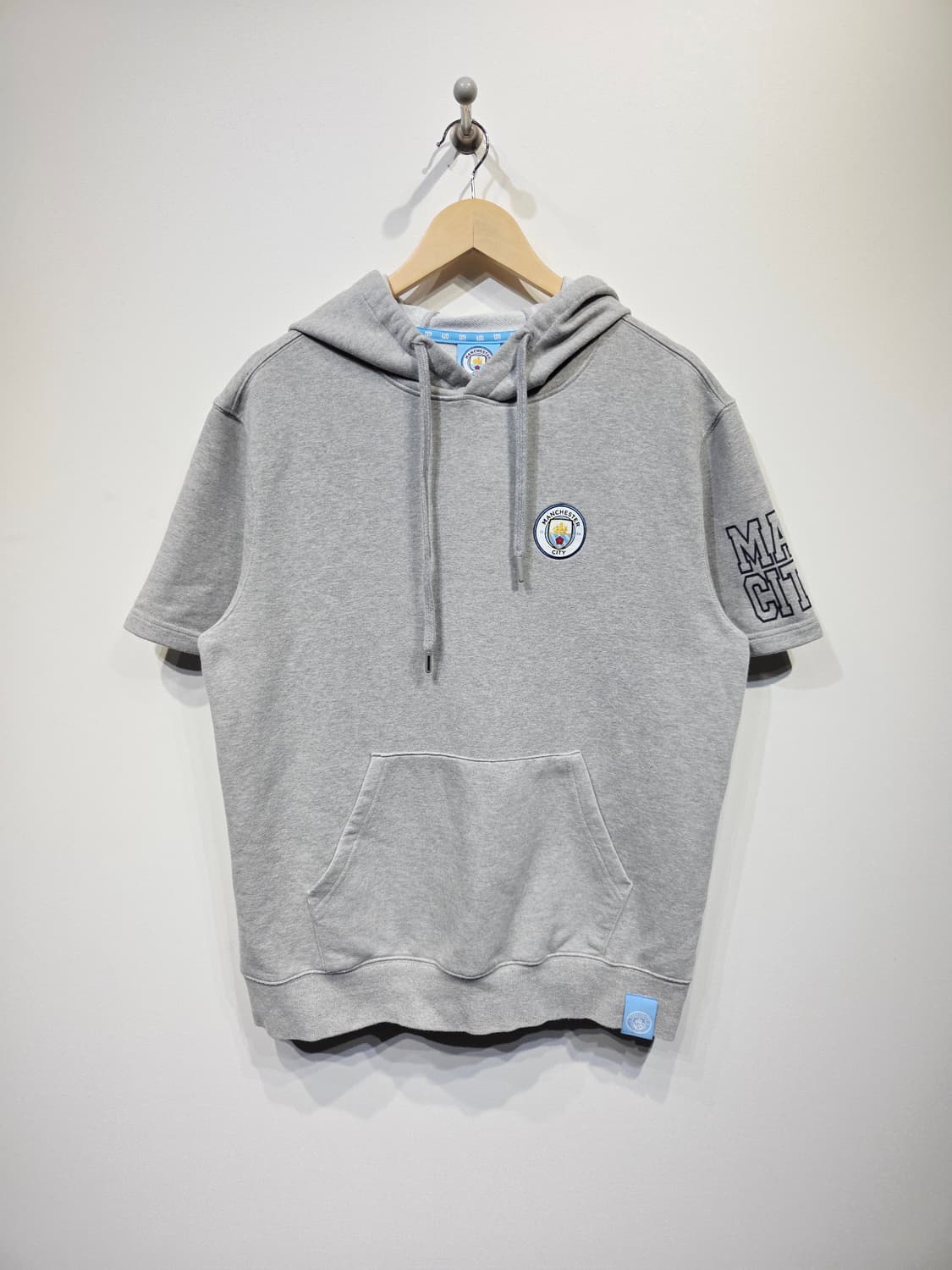 맨체스터 시티 반팔 후드티 그레이 상품이미지2