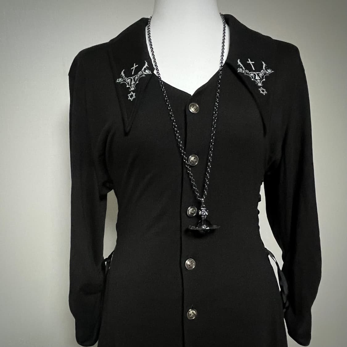 sexpotrevenge 고딕 십자가 롱원피스 고스펑크 상품이미지5