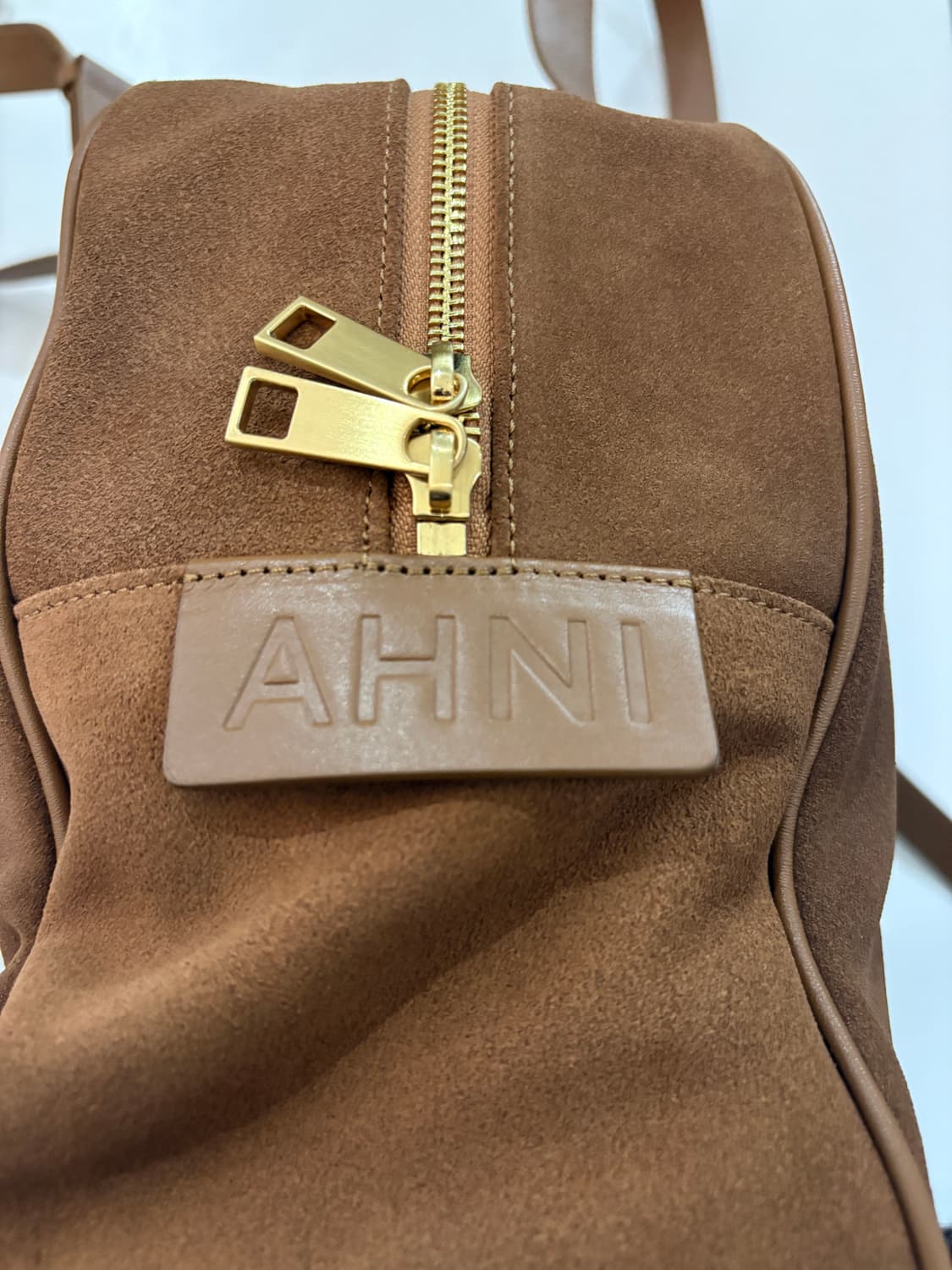 TTF✳️AHNI 리얼 스웨이드 보스턴백 상품이미지6