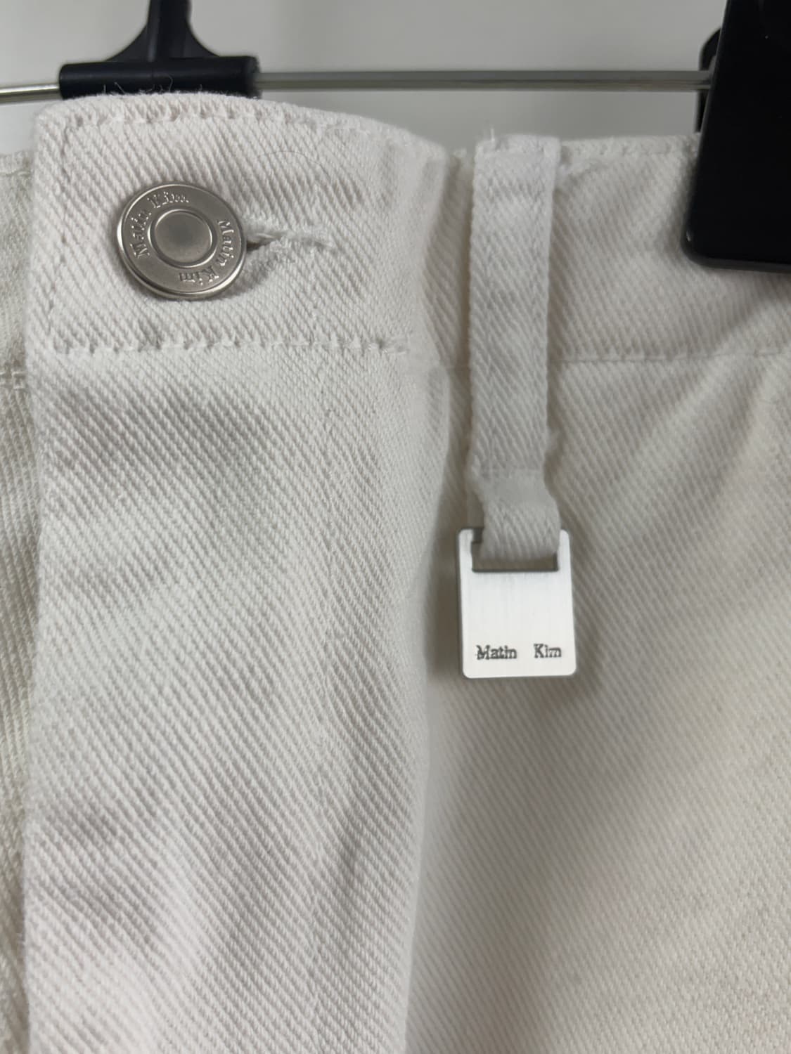 마뗑킴 화이트 코튼 팬츠 상품이미지2