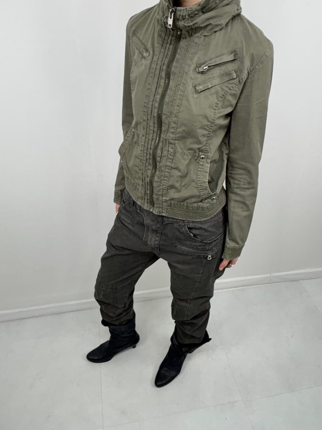 vintage cotton military jacket 상품이미지1