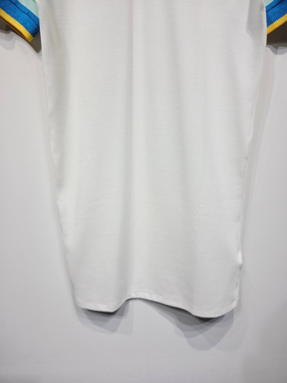 라코스테 와플 조직 배색 카라 원피스 상품이미지6