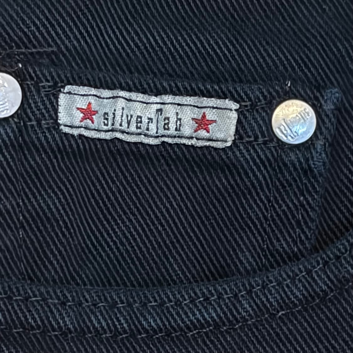 90s 미국 빈티지 리바이스 실버탭 슬림핏 블랙진 청바지 상품이미지4