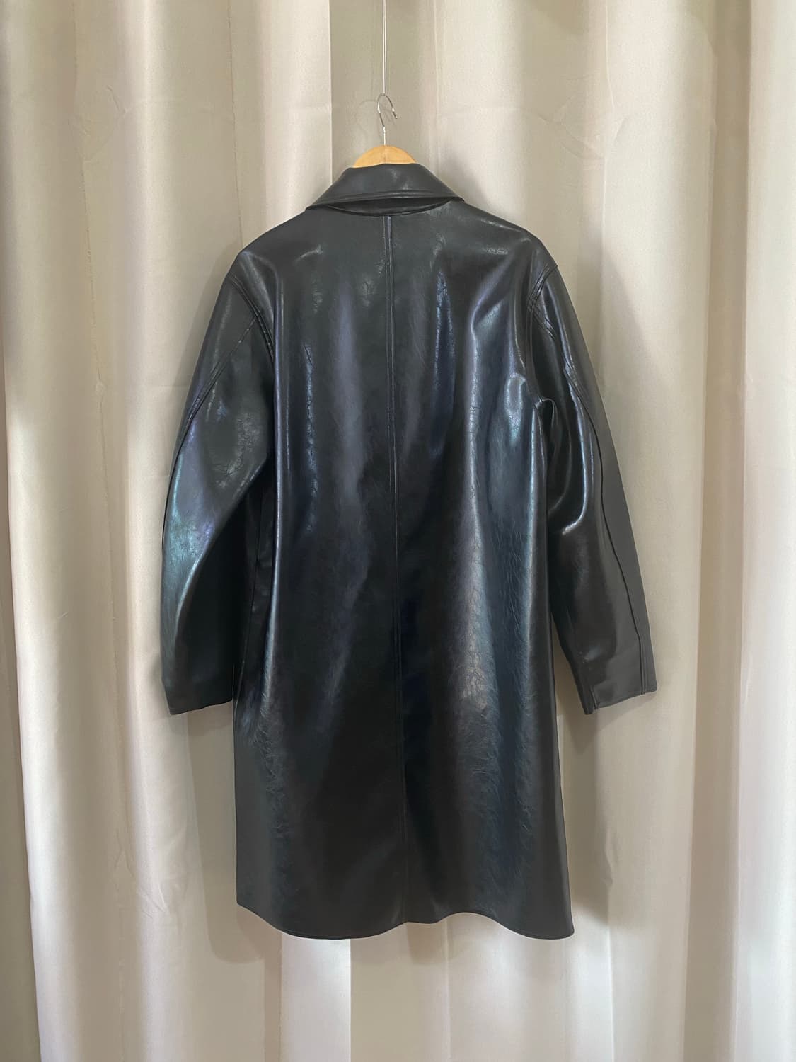 Zara crack leather coat 상품이미지2